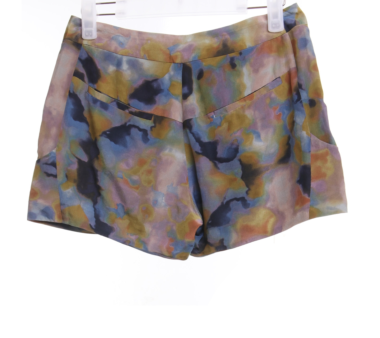 Rachel Roy Multi Color Abstract Hot Pants