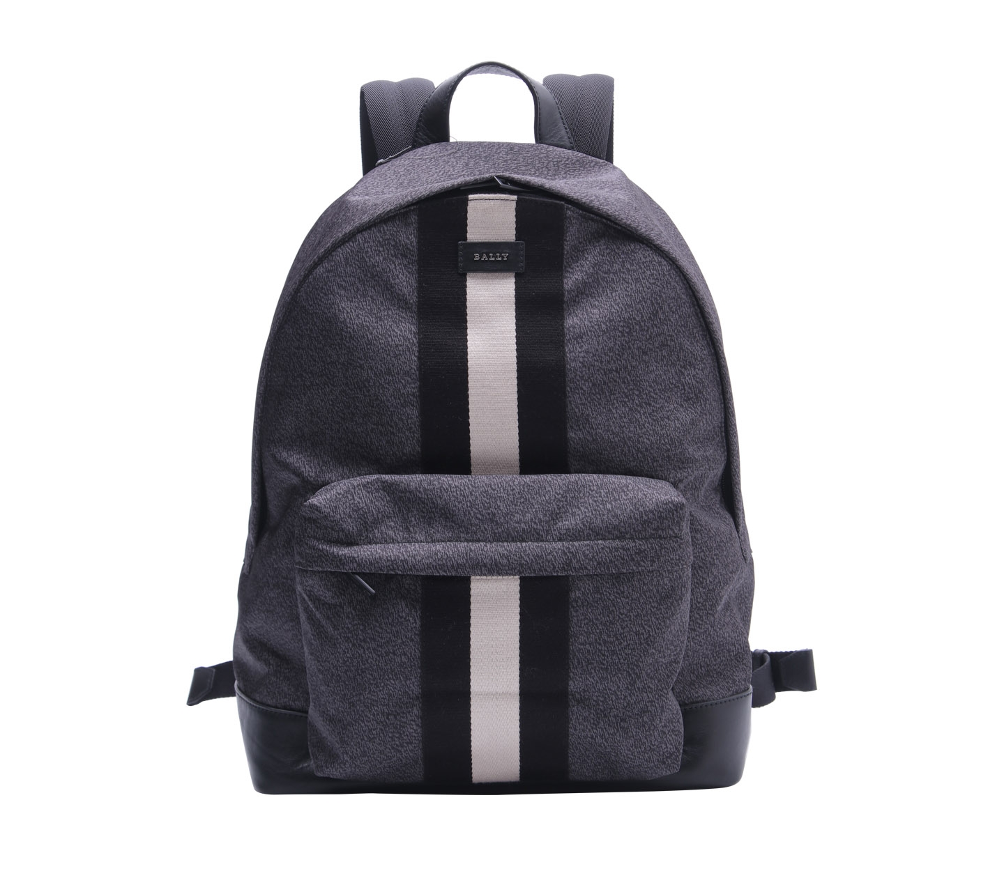 Bally Dark Gray Three Stripes Backpack