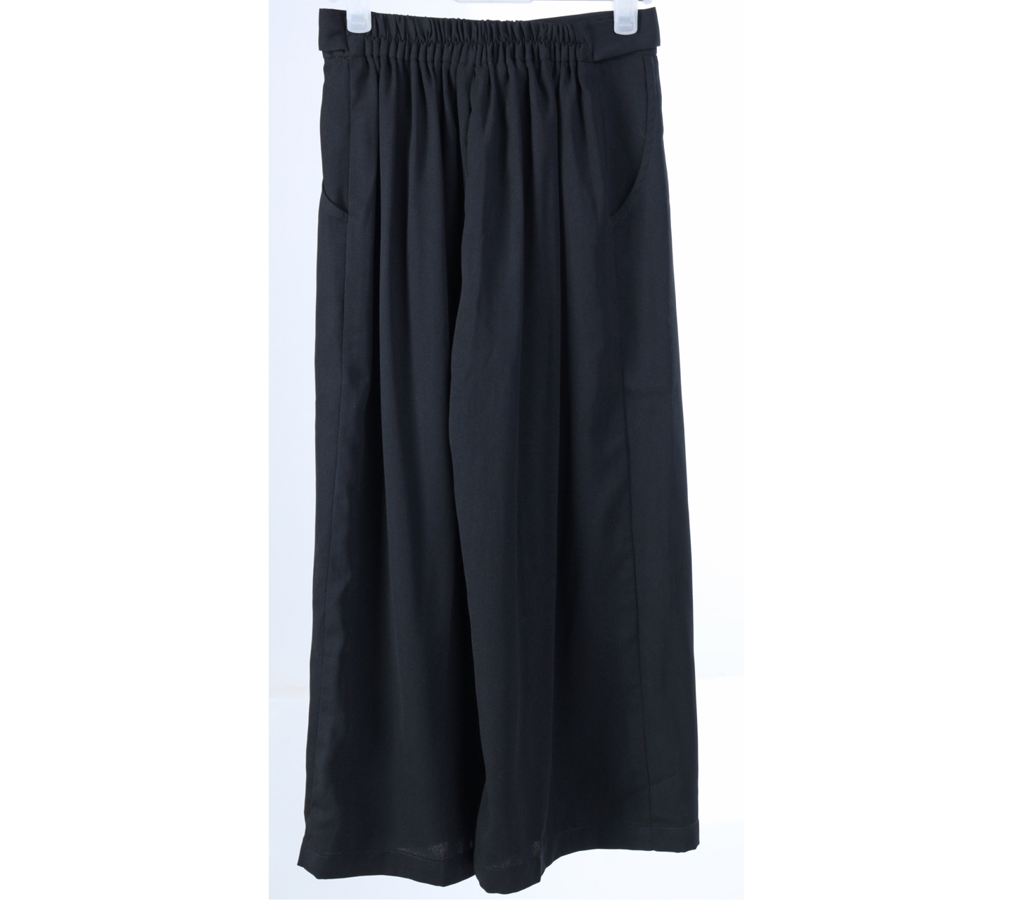 Black Cullotes Cropped Pants