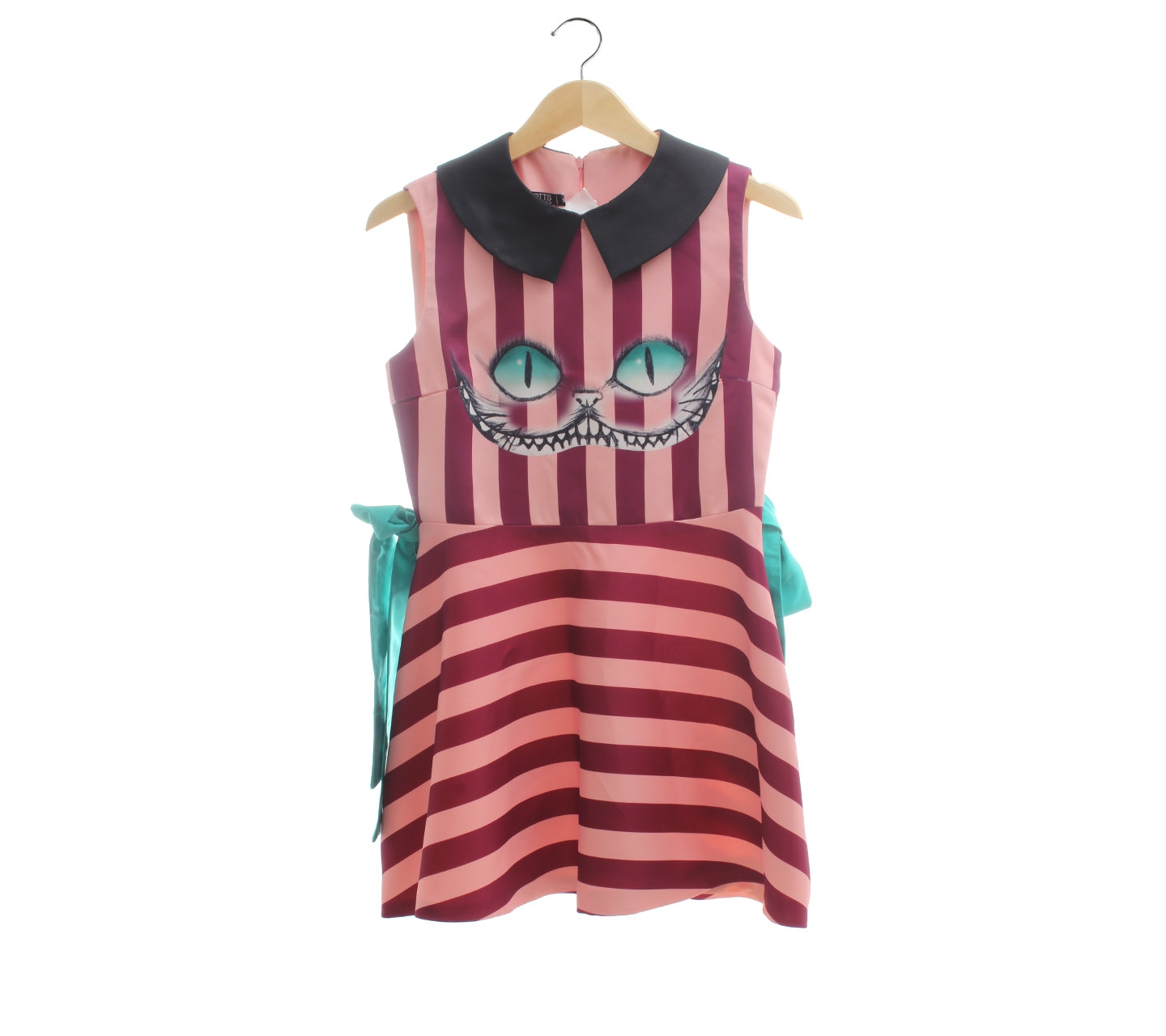 Potts Jakarta Pink & Fuchsia Striped Mini Dress