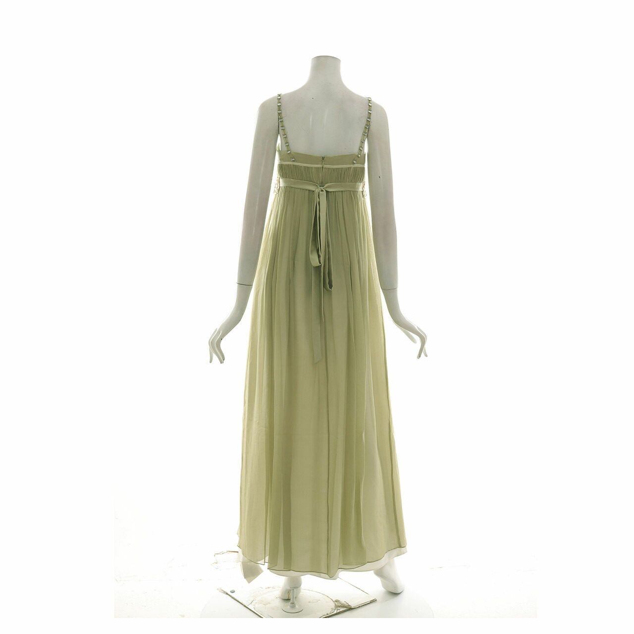 VOTUM By Sebastian & Cristina  Green Embellished Long Dress