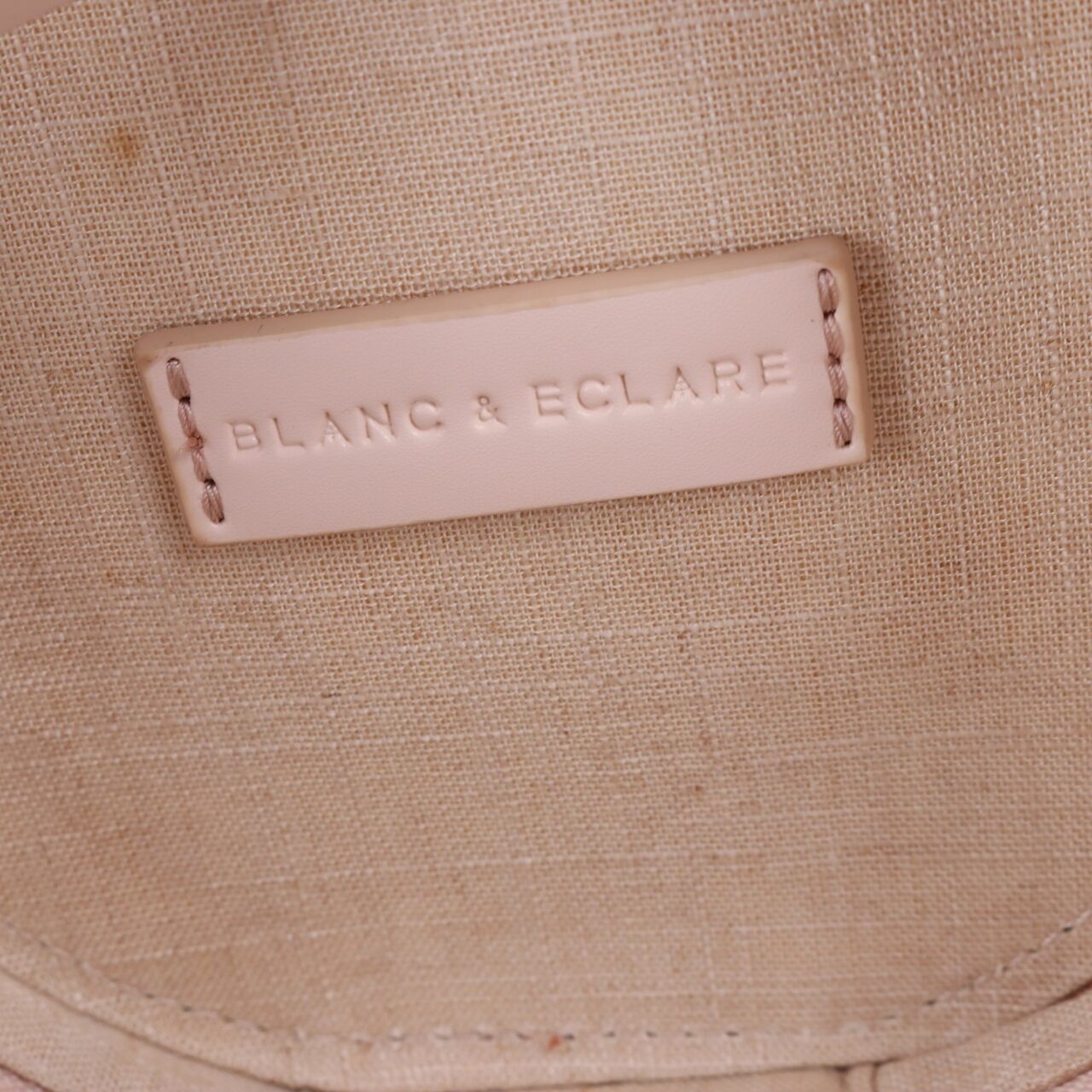 Blanc&Eclare Nude Bucket Satchel Bag