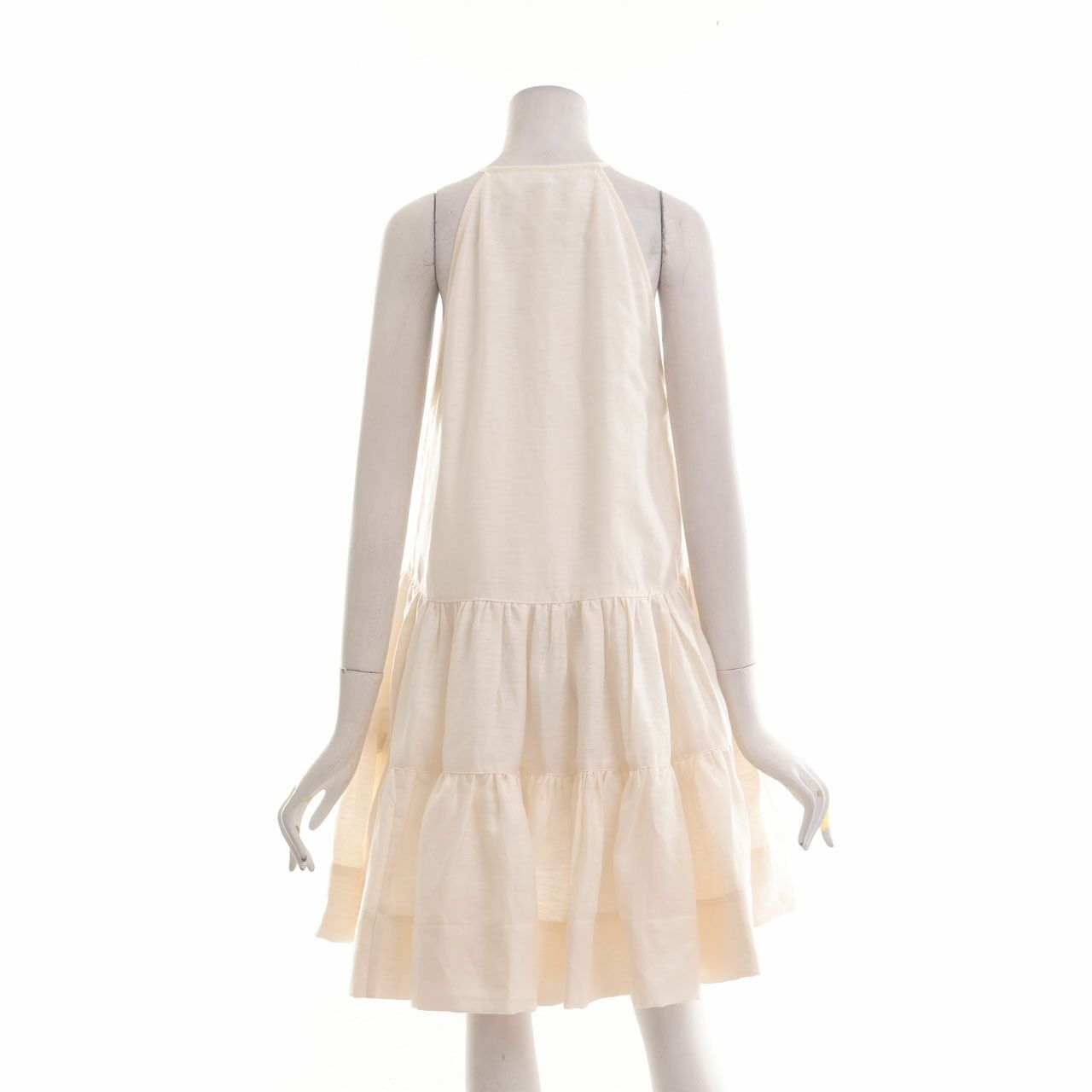 Shonajoy Cream Mini Dress