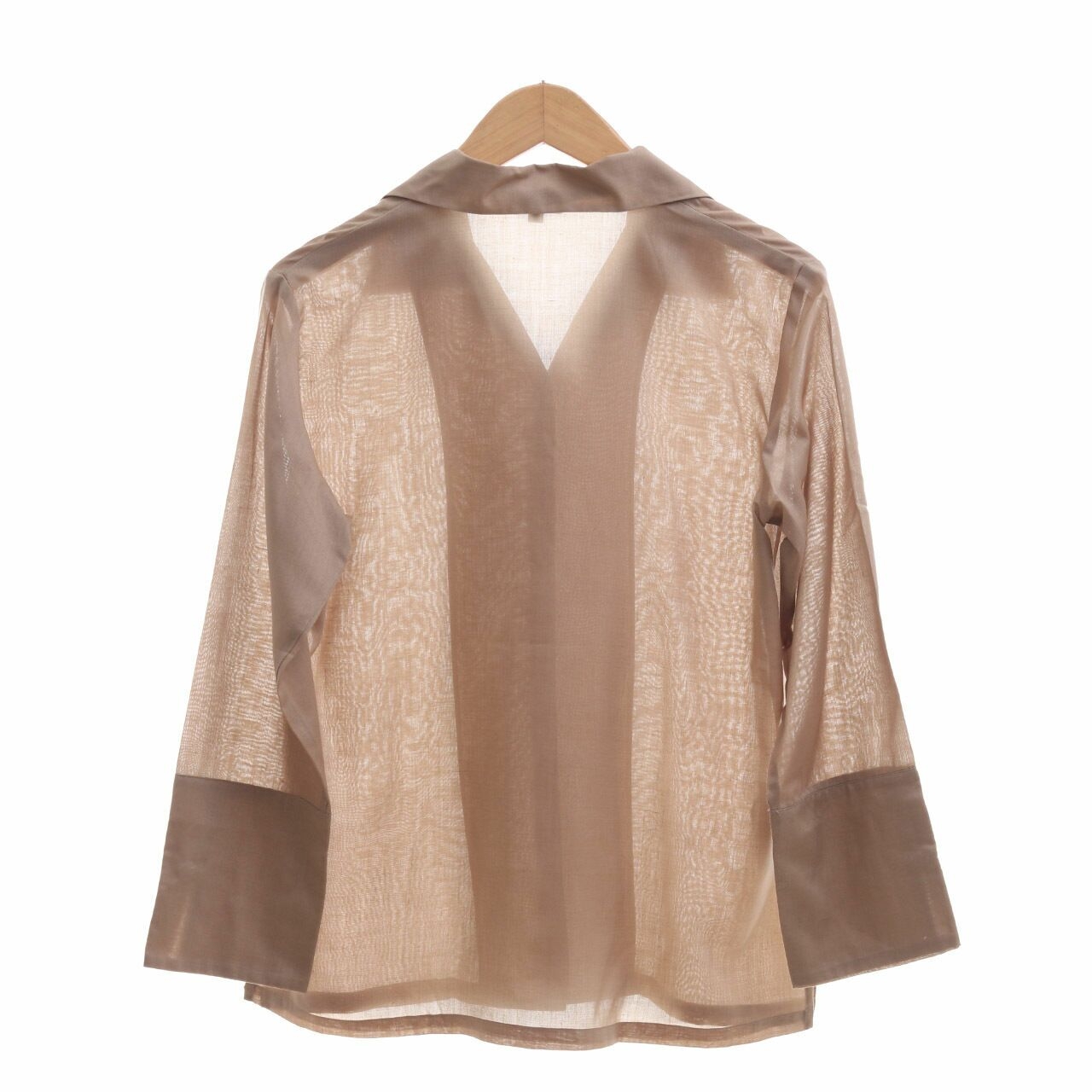 Personal Style Beige Blouse