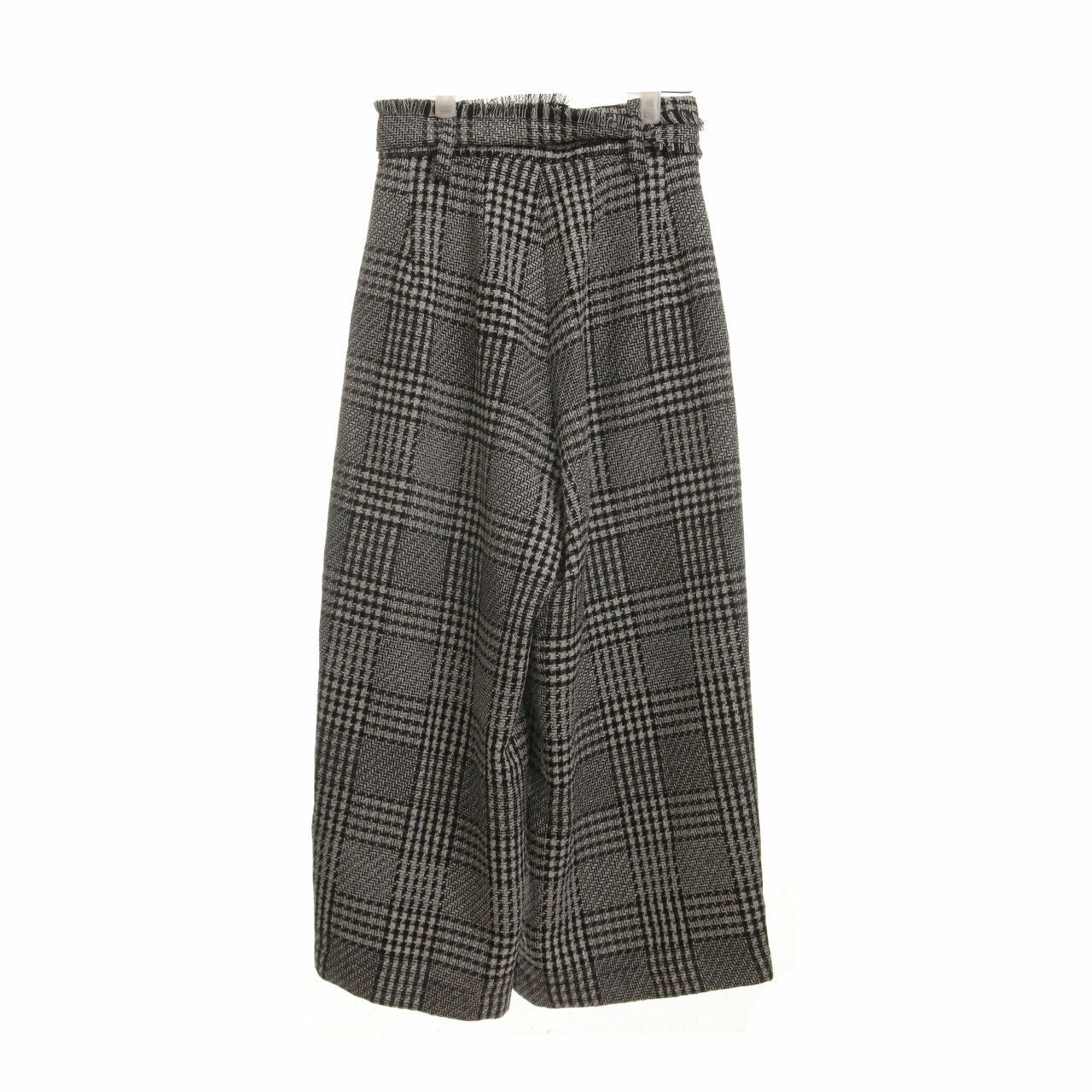 array Black & White Houndstooth Long Pants