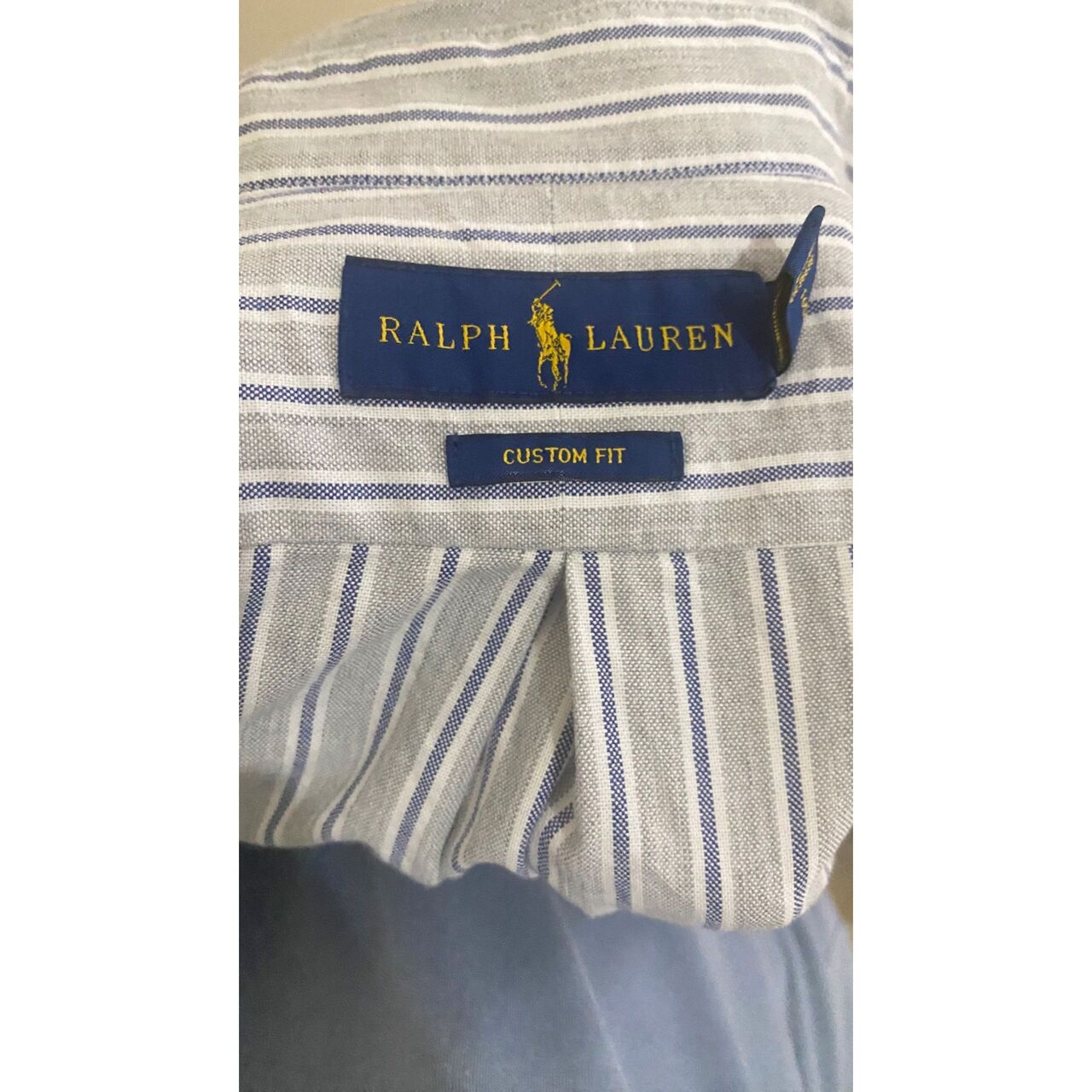 Ralph Lauren Blue & Grey Stripes Shirt