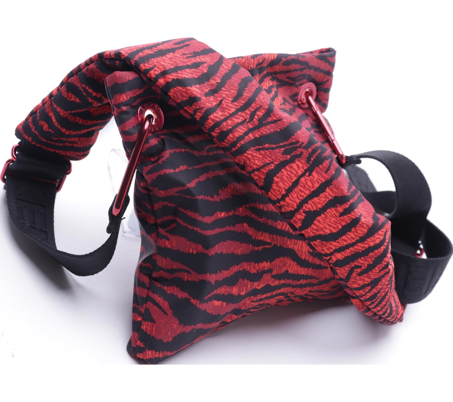 Kenzo X H&M Red & Black Tiger Skin Printed Sling Bag