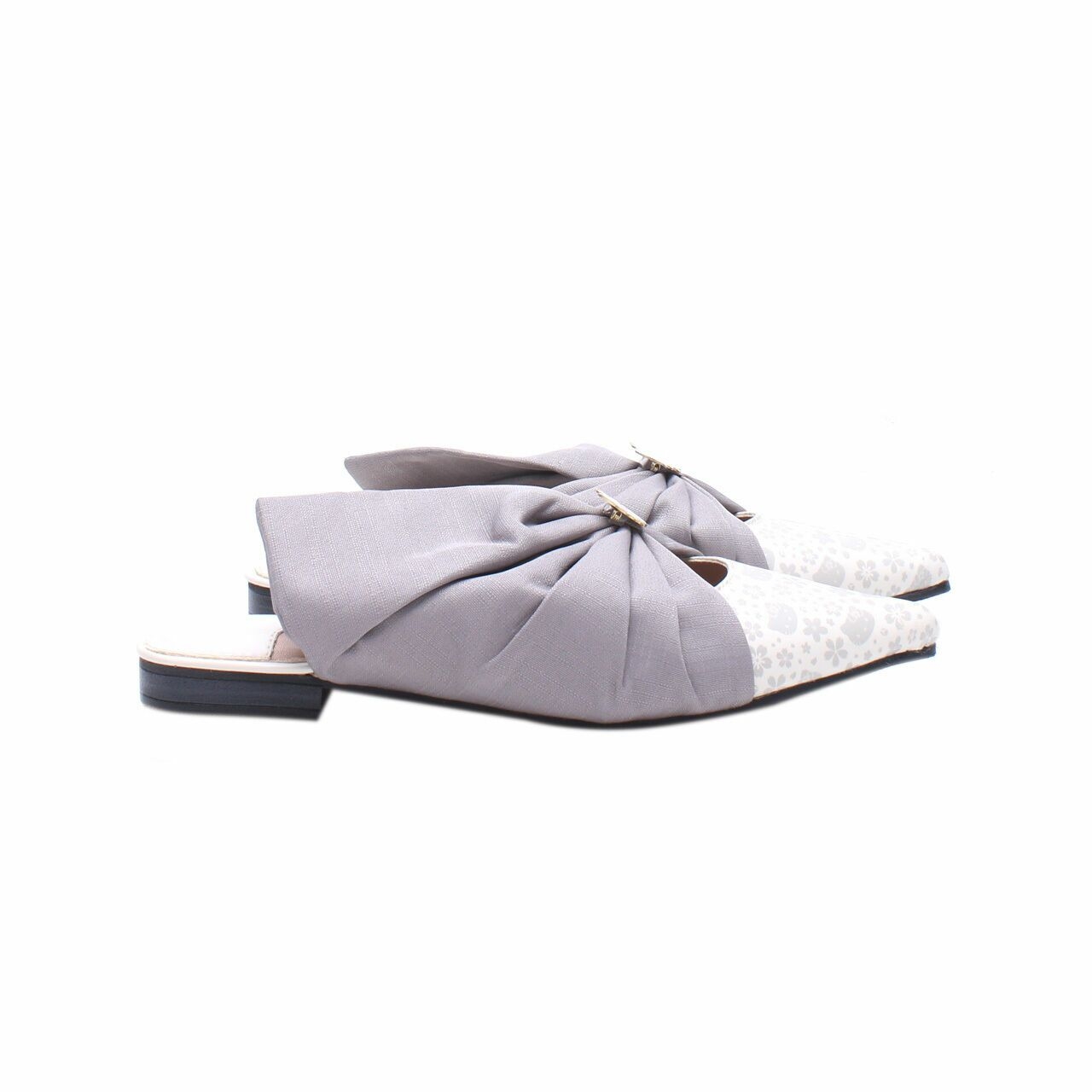 Solesister x Hello Kitty Grey Mules Sandals