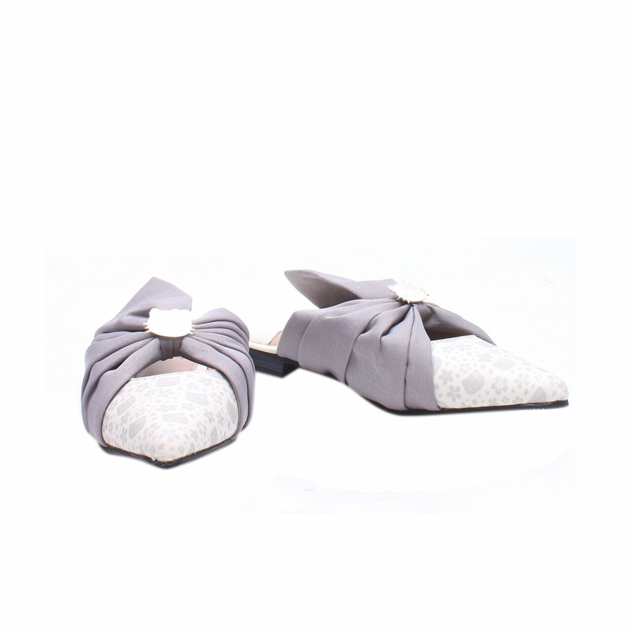Solesister x Hello Kitty Grey Mules Sandals