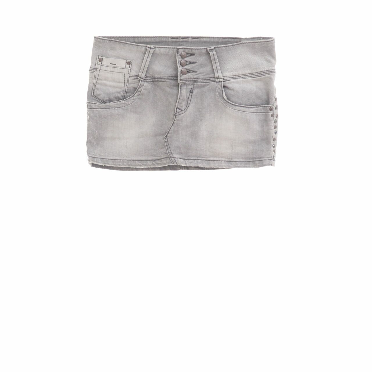 Zara Light Grey Mini Skirt