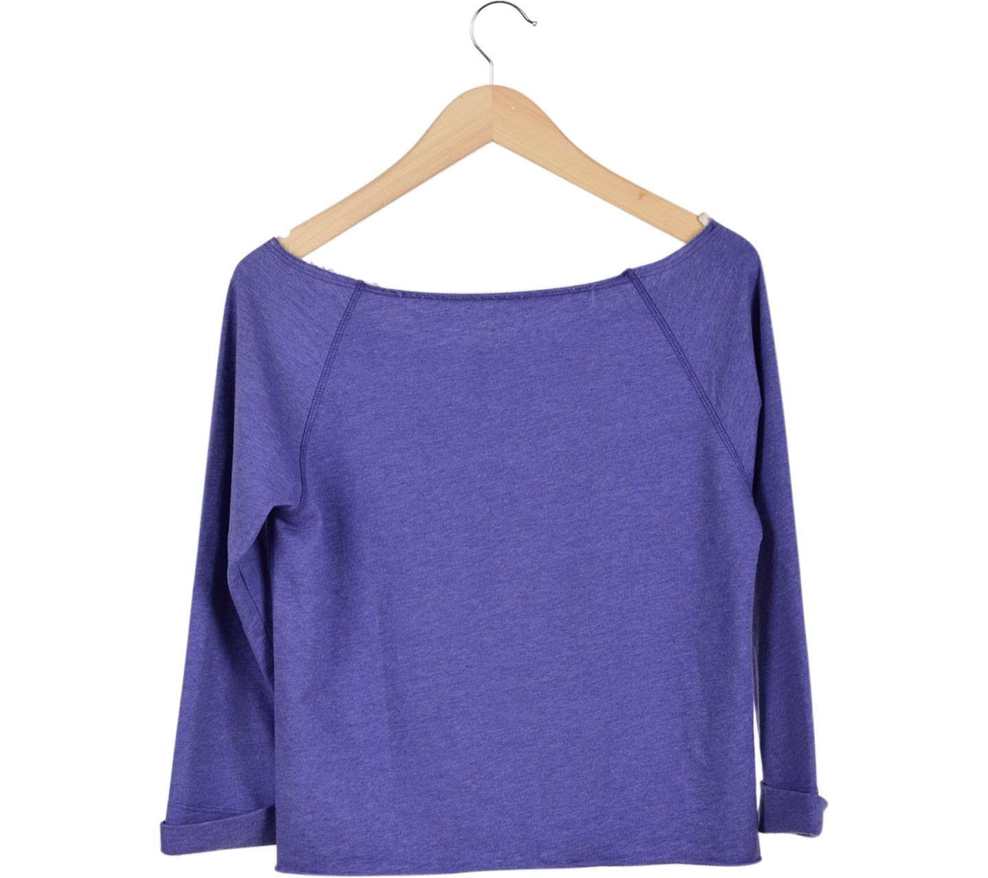 Forever 21 Purple Printed T-Shirt