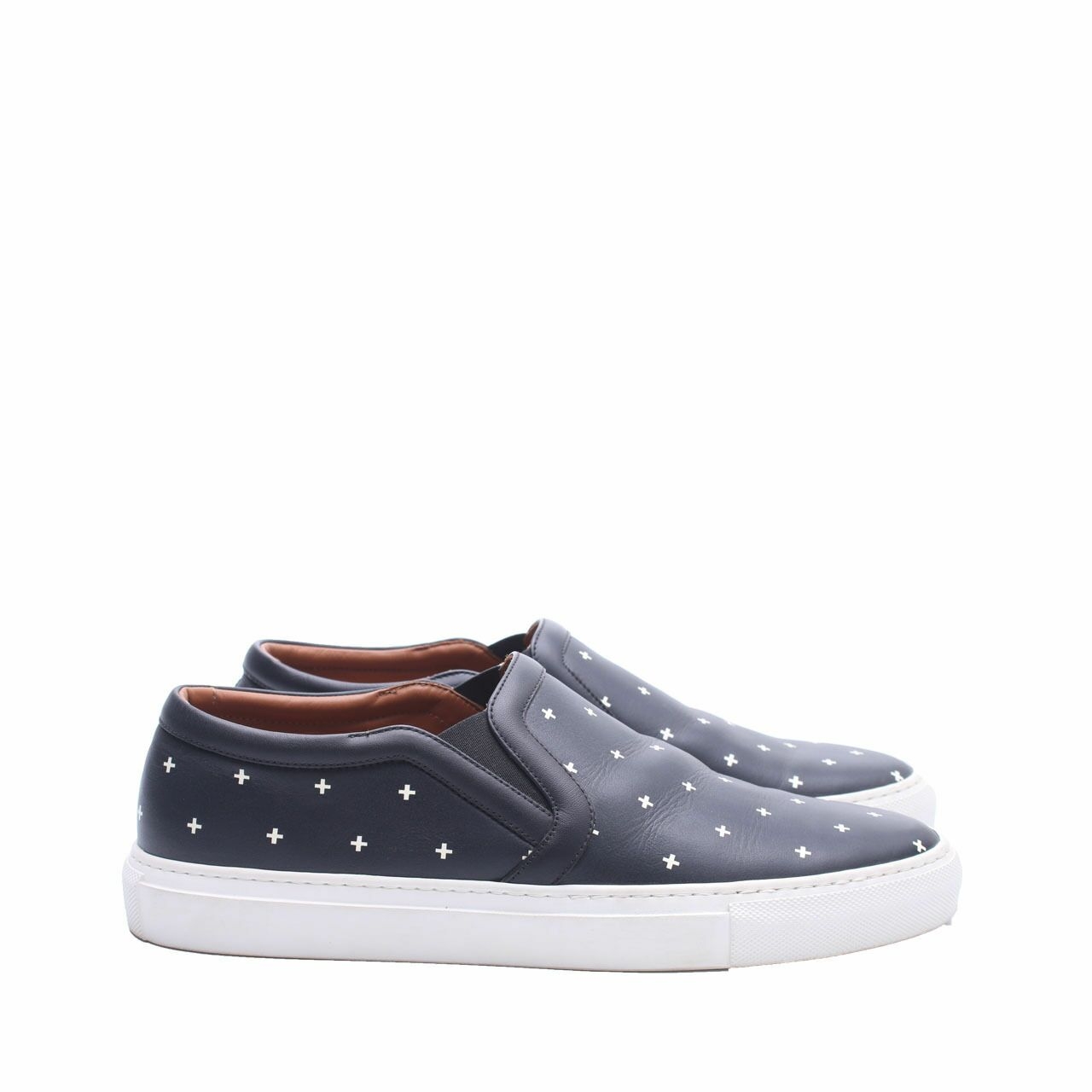 Givenchy Wiberlux Givenchy Cross Print Real Leather Slip-On Sneakers