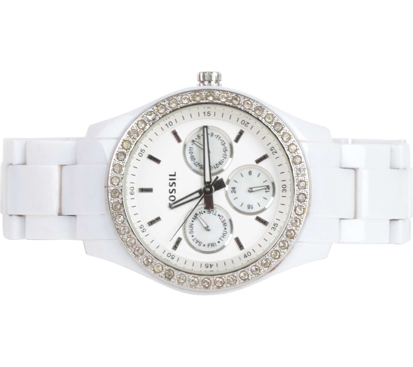 Fossil White Watch