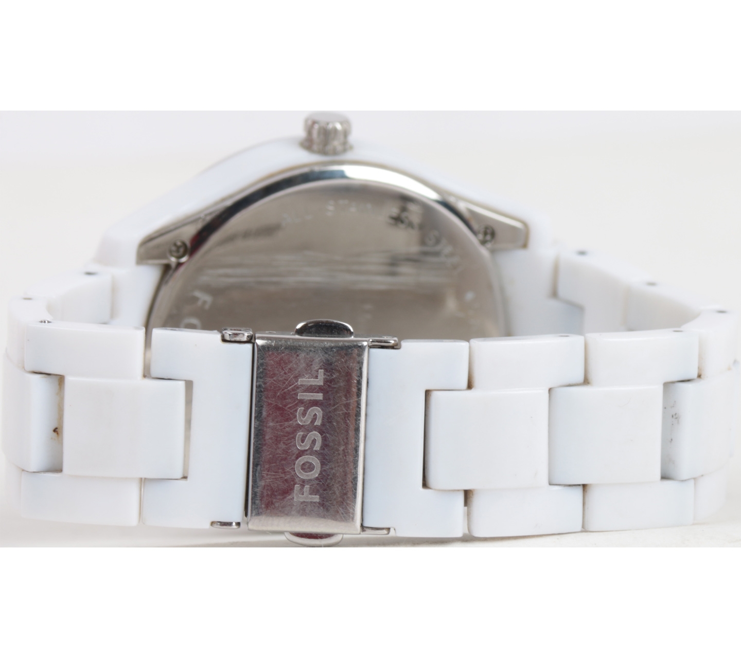 Fossil White Watch