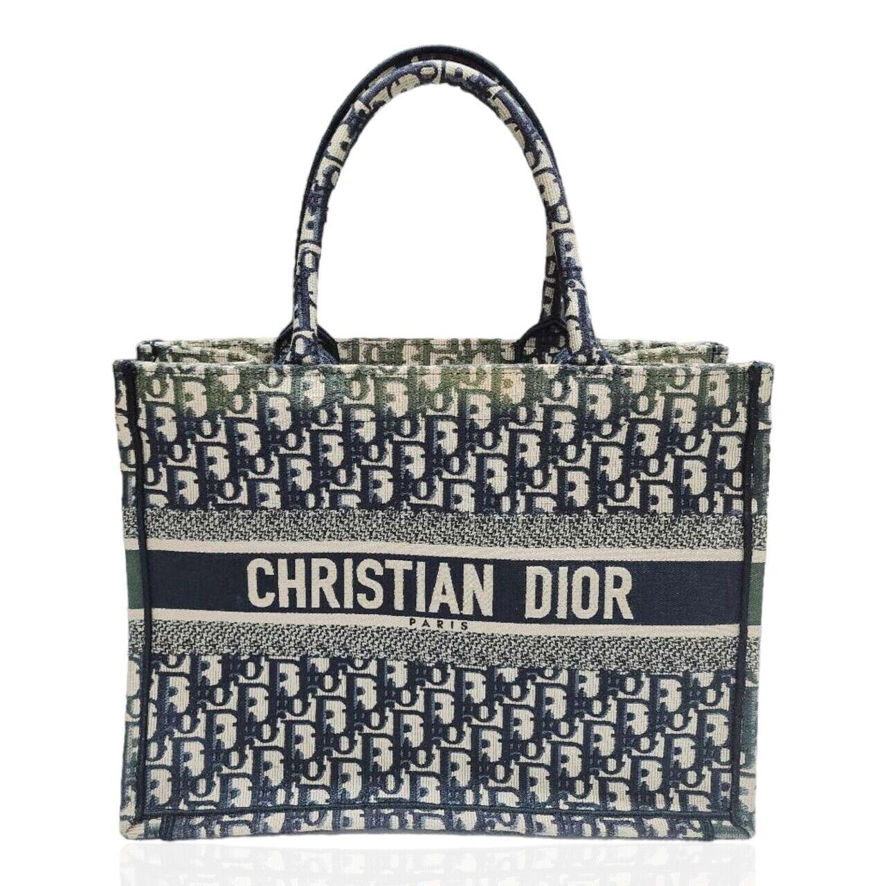 Christian Dior Book Tote bag oblique blue