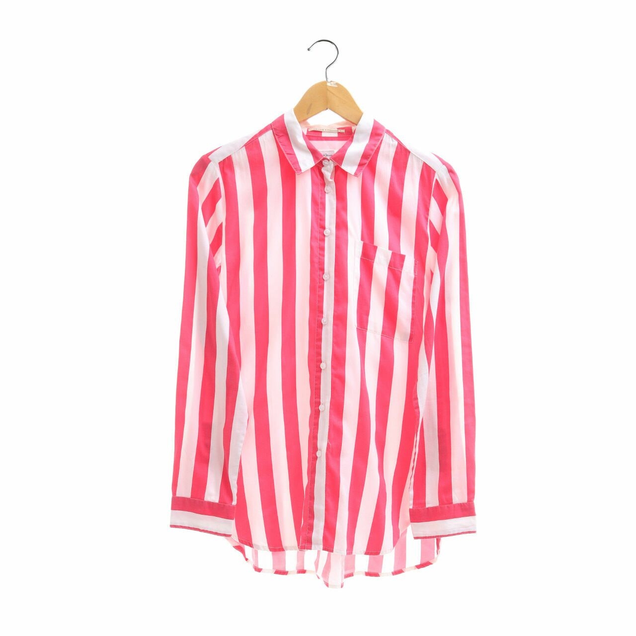 Pepe Jeans Red & Off White Striped Shirt