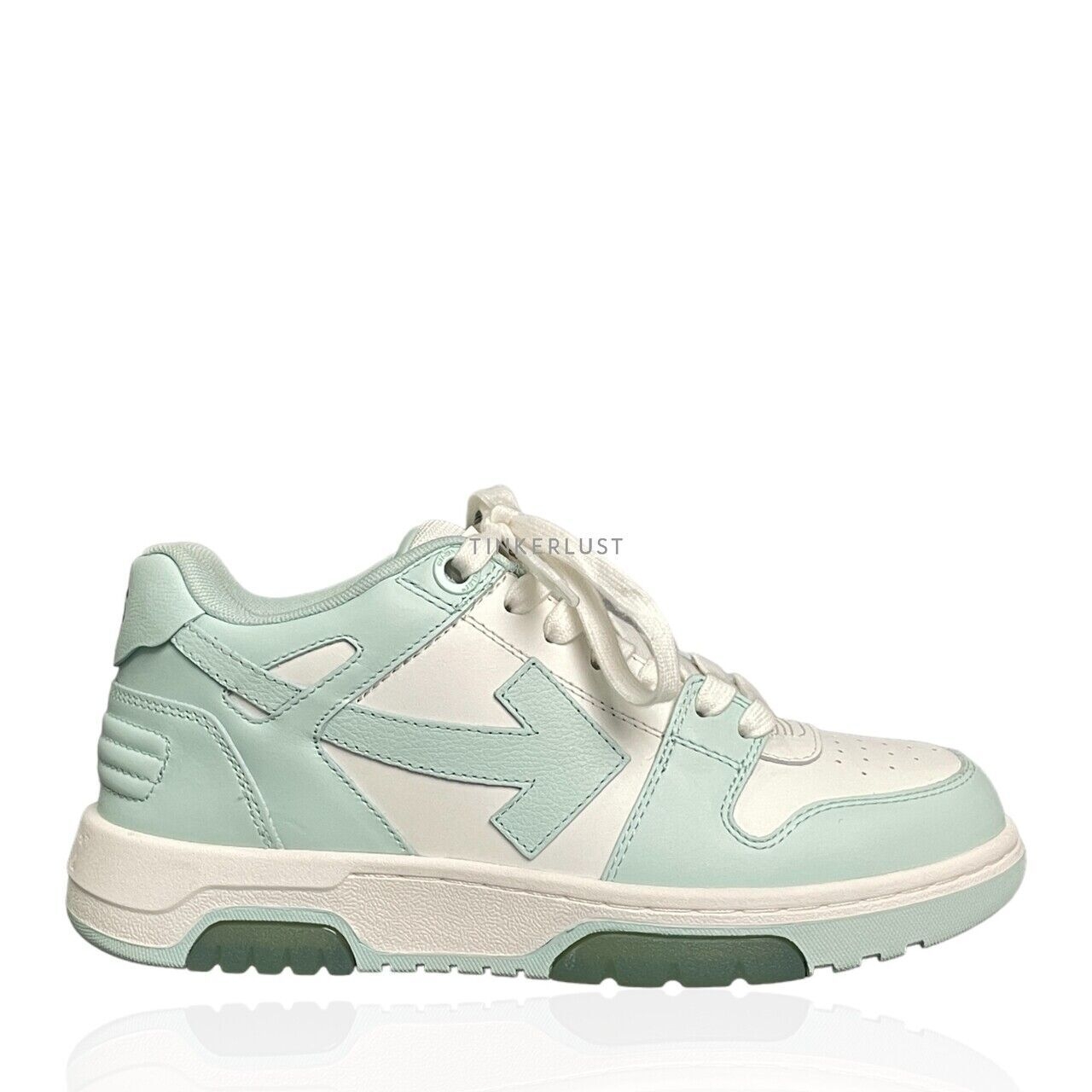 Off-White Out Of Office White Mint Calfskin Sneakers