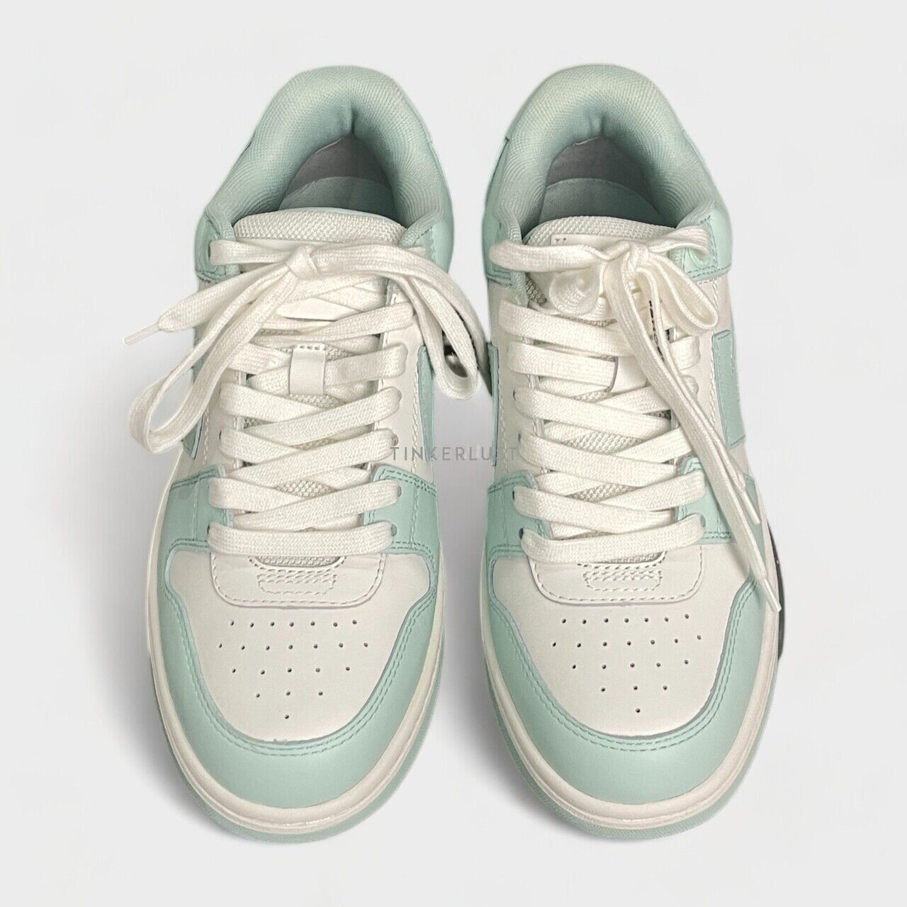 Off-White Out Of Office White Mint Calfskin Sneakers