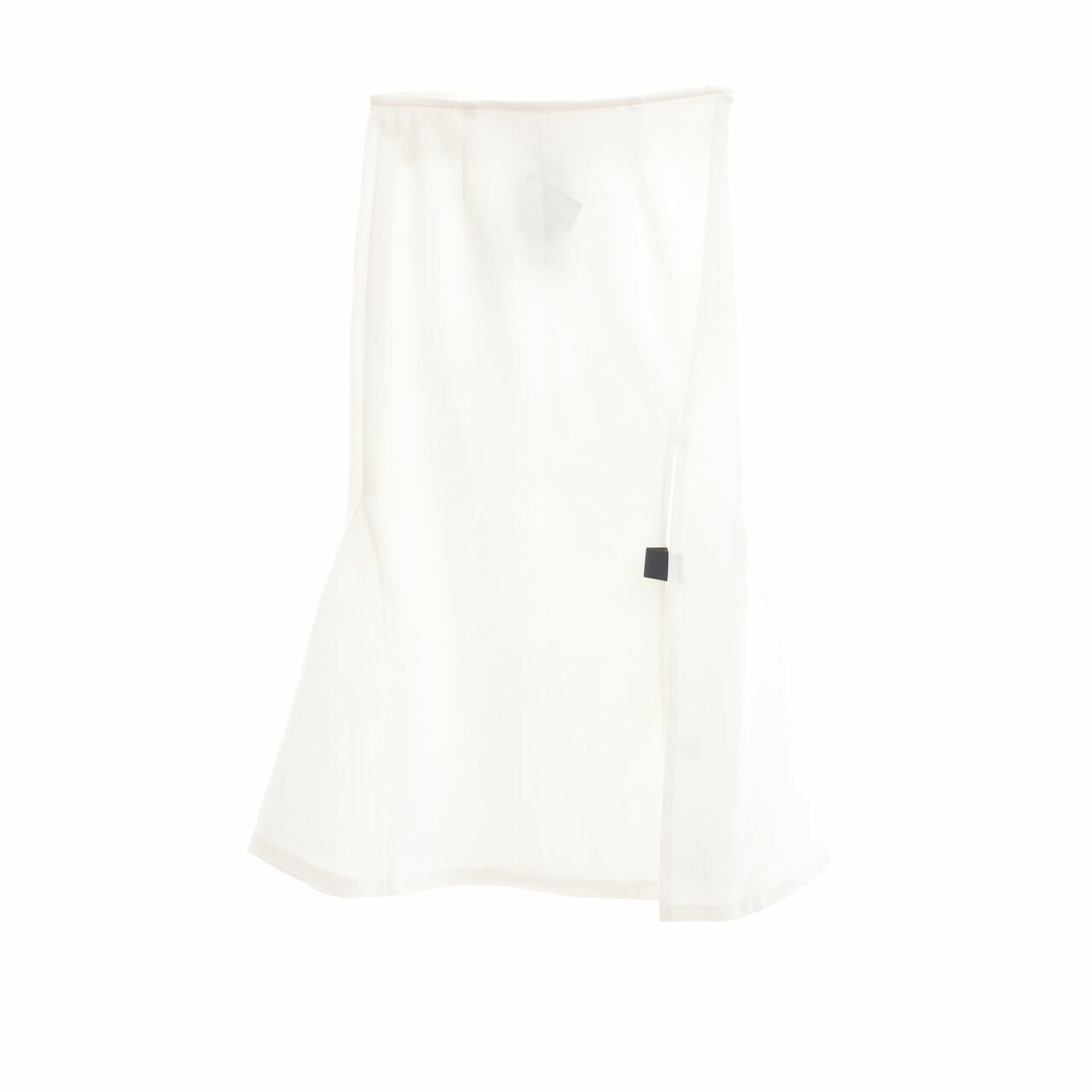 Isa Mara White Midi Skirt
