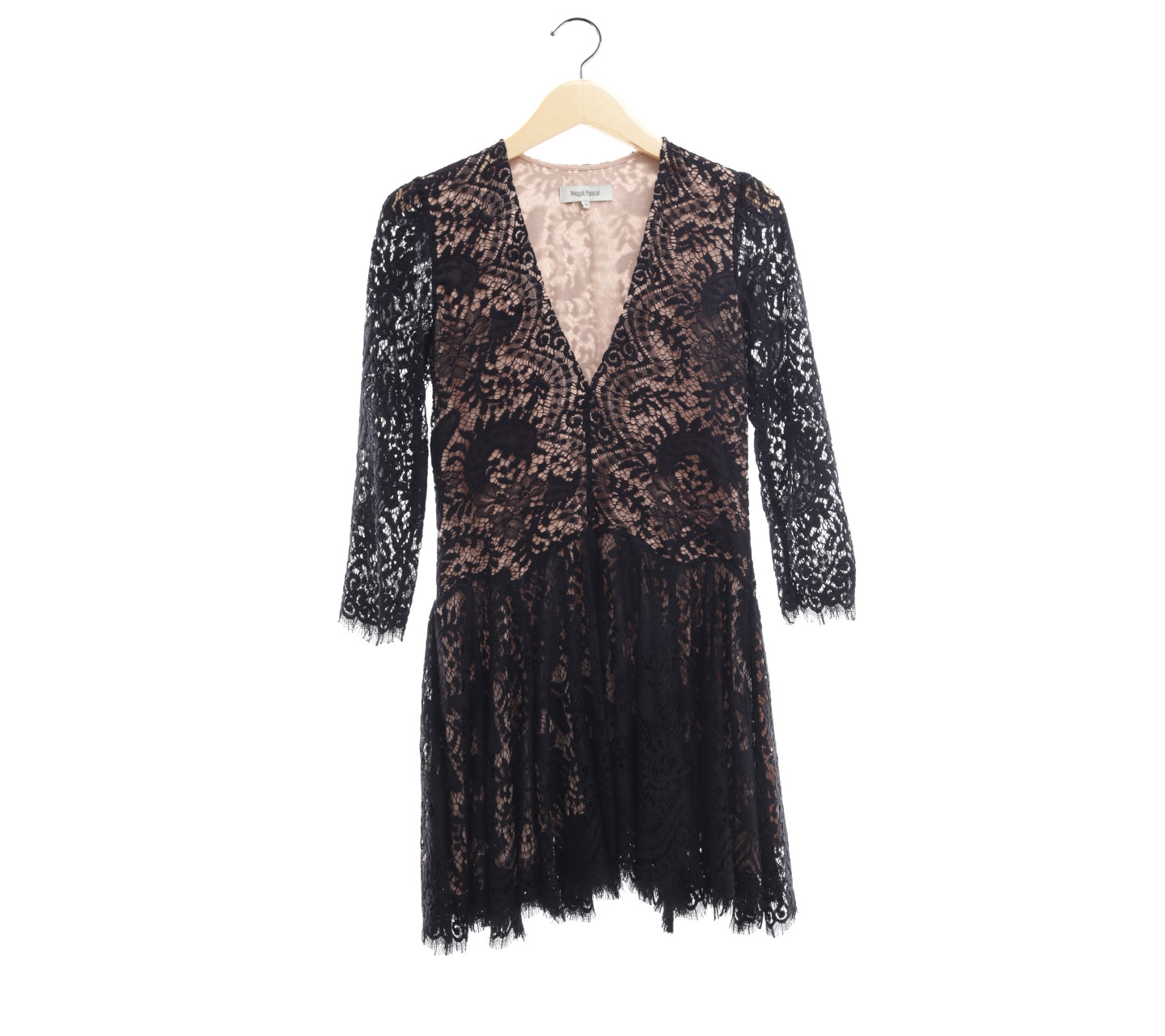 Magali Pascal Black Lace Mini Dress