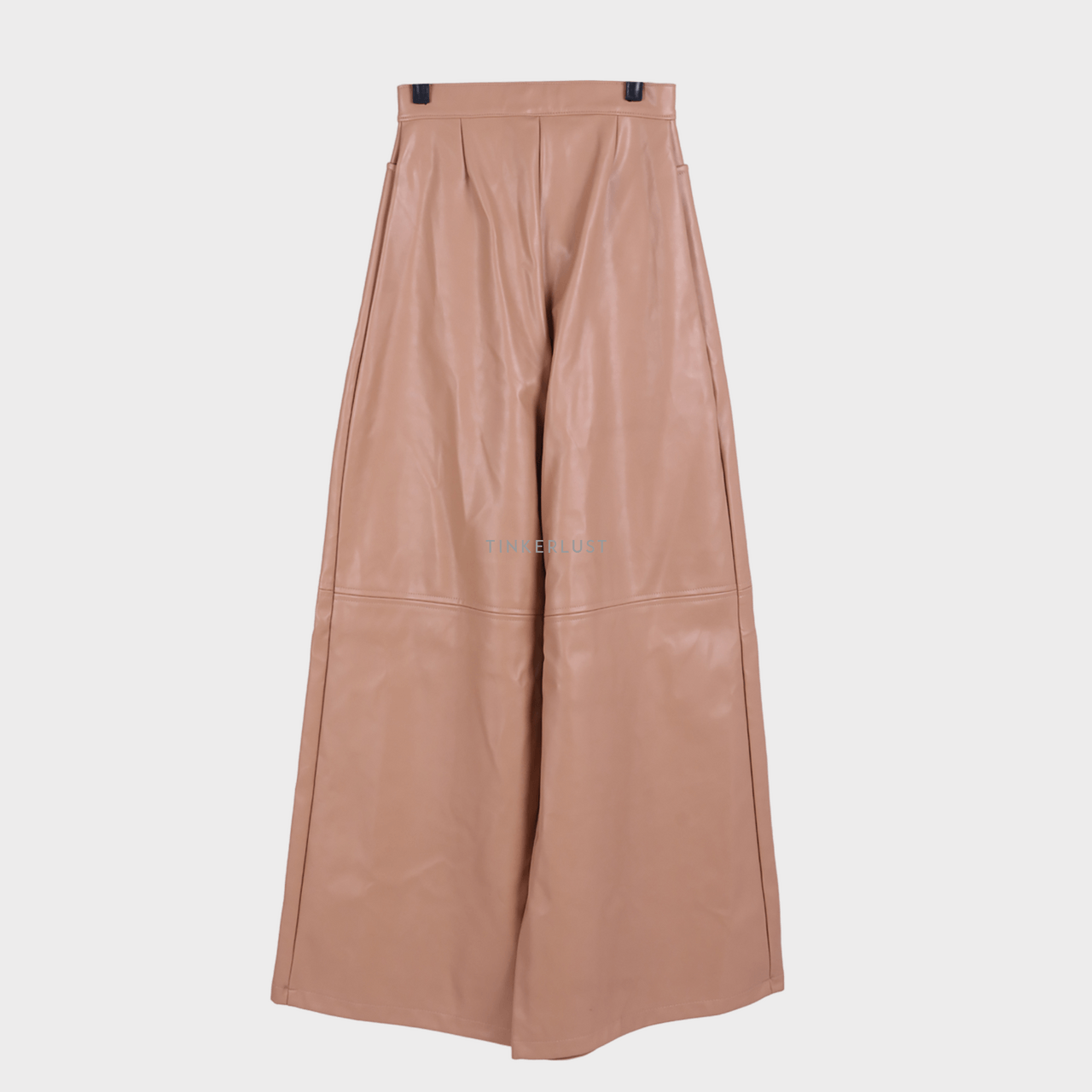 Private Collection Nude Leather Long Pants