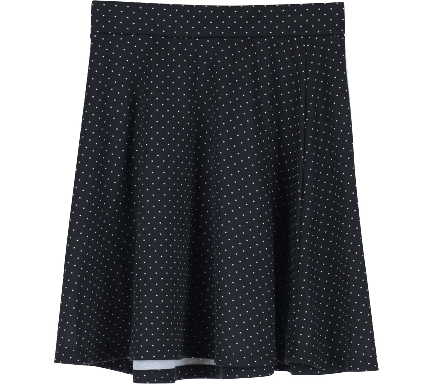 H&M Black Dotted Mini Skirt
