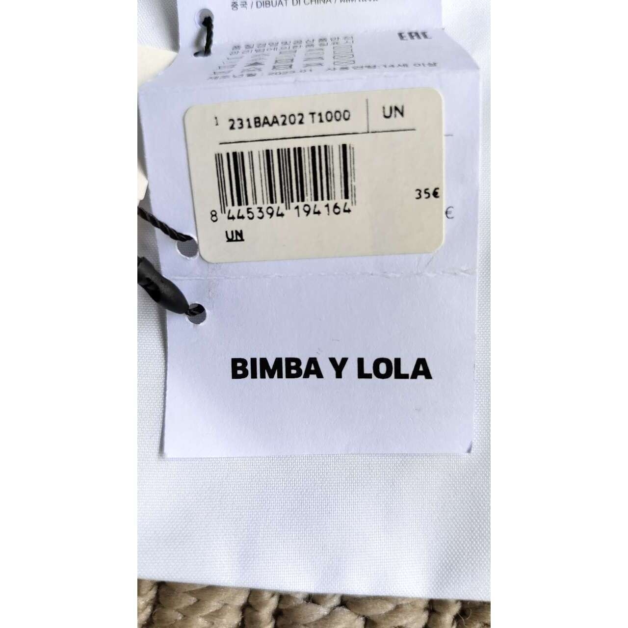 Bimba Y Lola Gold & Black Earrings