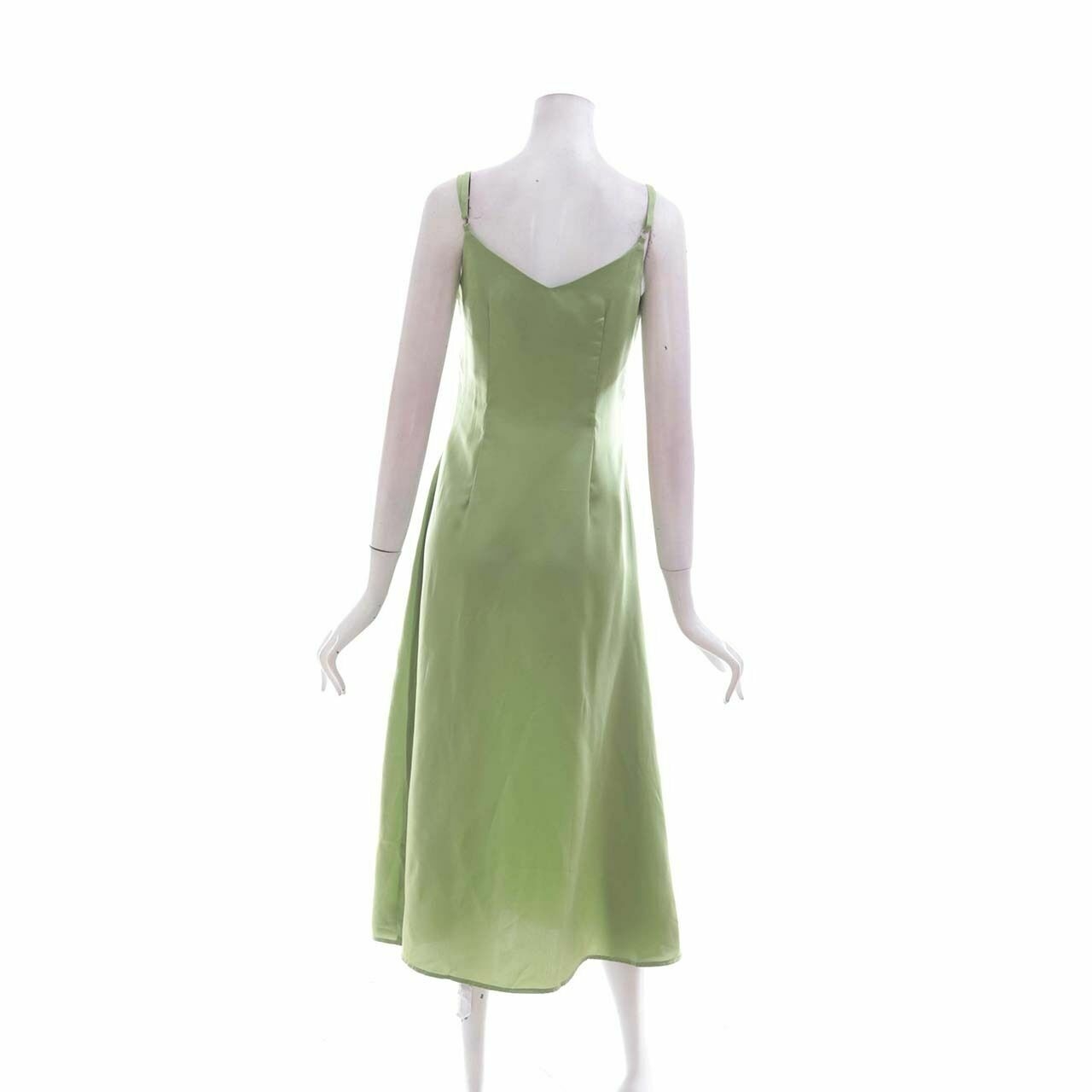 Private Collection Green Long Slit Sleeveless