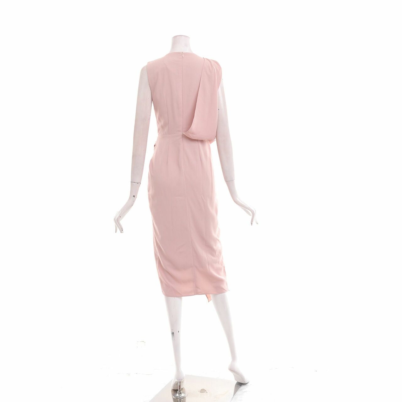 Doublewoot Nude Pink Midi Dress