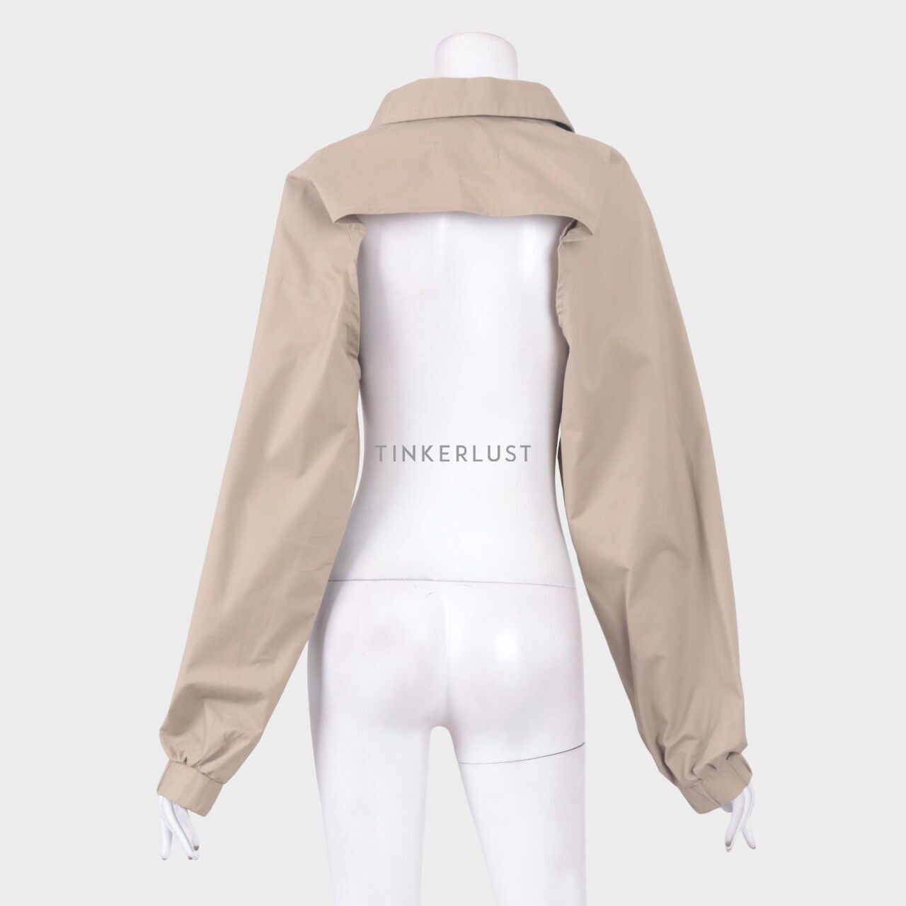 Blanc Studio Khaki Quater Crop Jacket