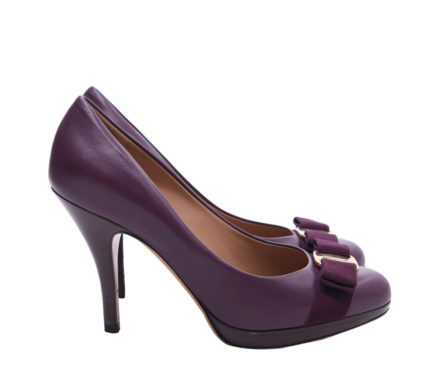 Salvatore Ferragamo Purple Heels