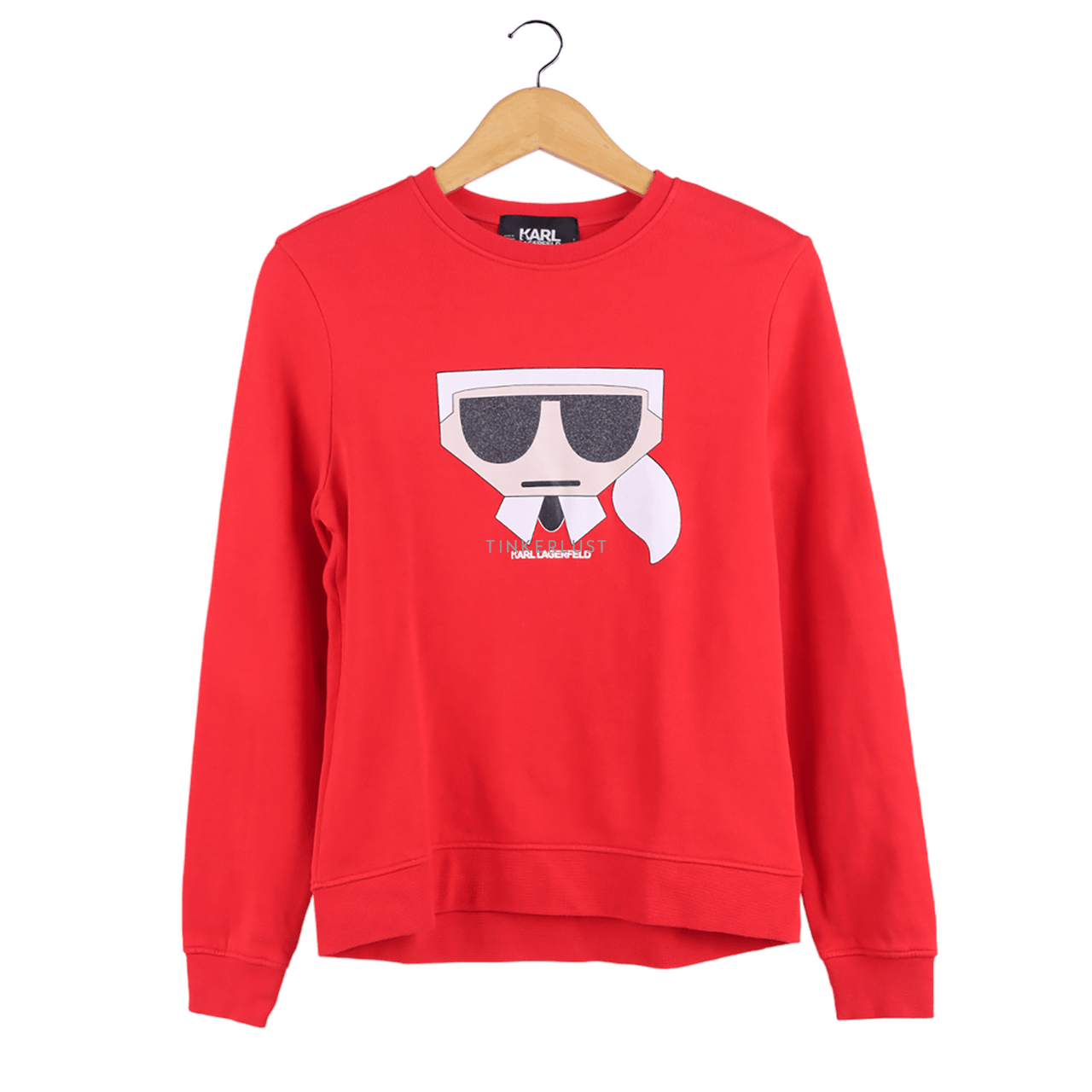 Karl Lagerfeld Red Sweatshirt