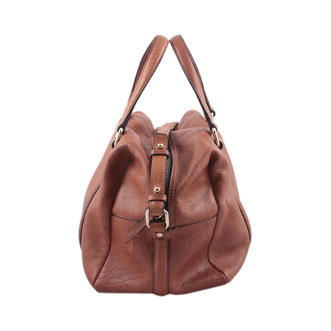 Zara Brown Leather Hand Bag