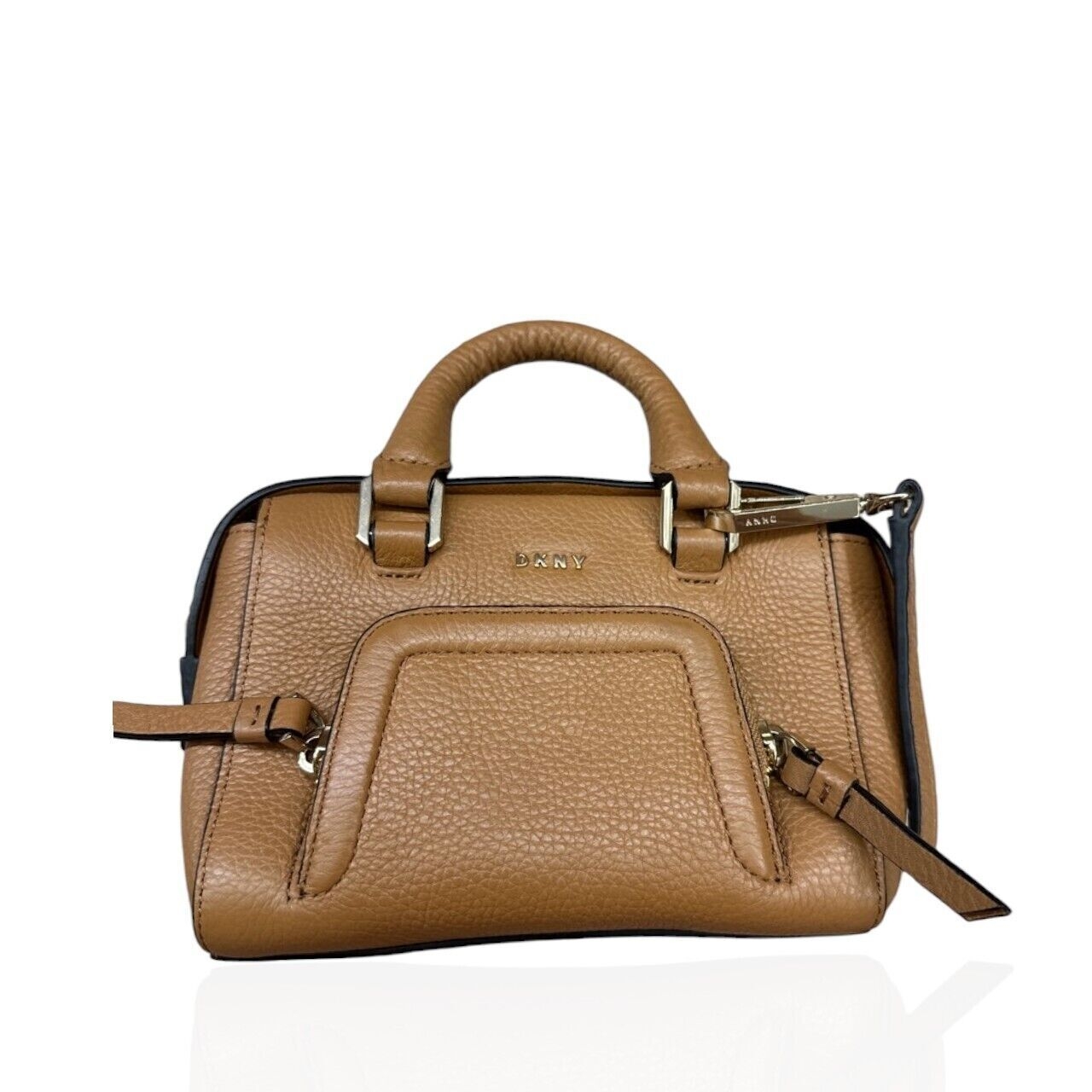 DKNY Chelsea Vintage Style Copper Leather Mini Satchel Bag