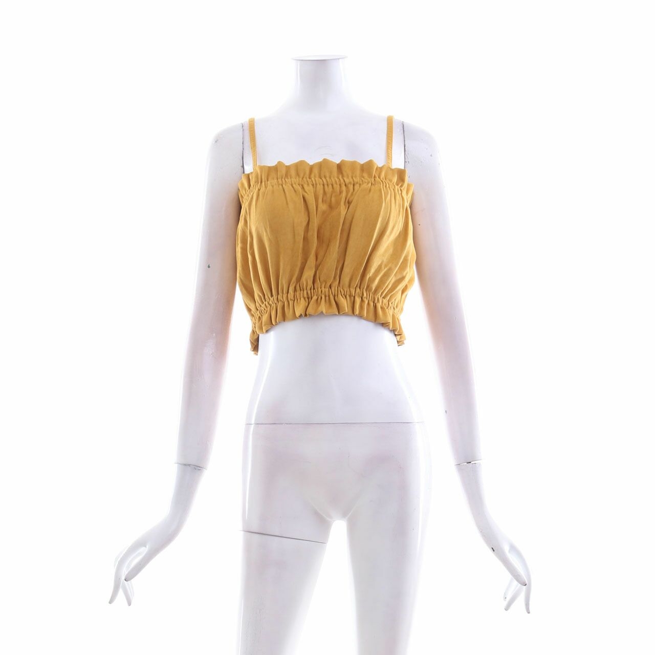Private Collection Mustard Cropped Sleeveless