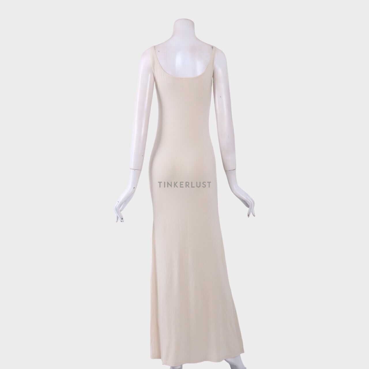 Arus Light Beige Long Dress