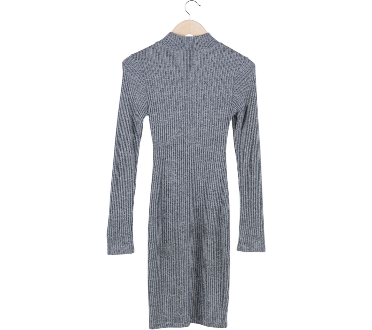 H&M Grey Knitted Mini Dress
