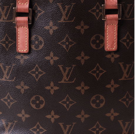 Louis Vuitton Brown Monogram Leather Tote Bag