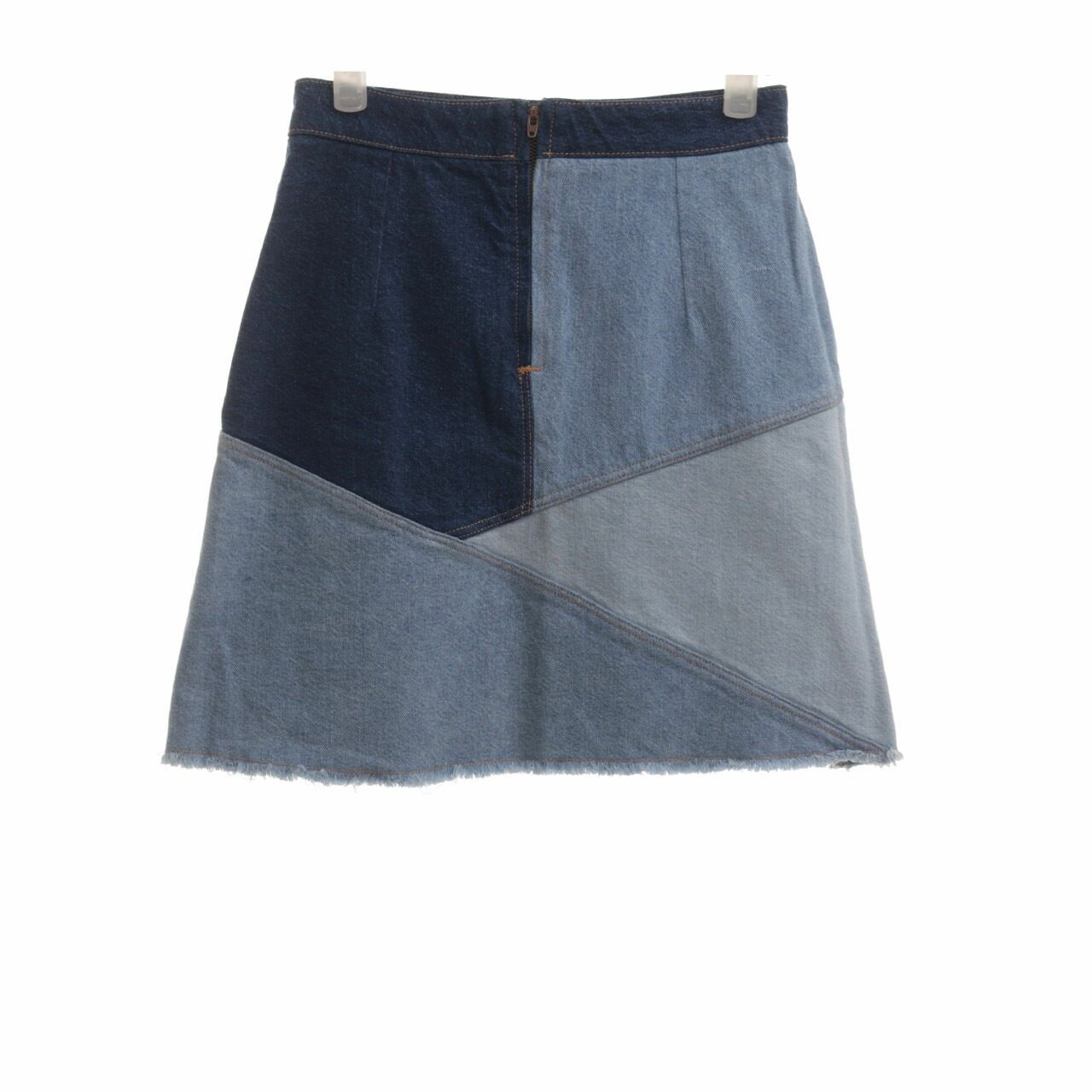 Zara Blue Denim Mini Skirt