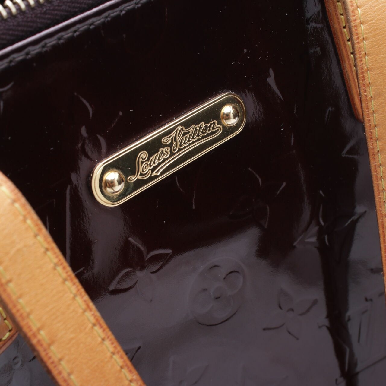 Louis Vuitton Amarante Vernis Bellevue GM Tote Bag 