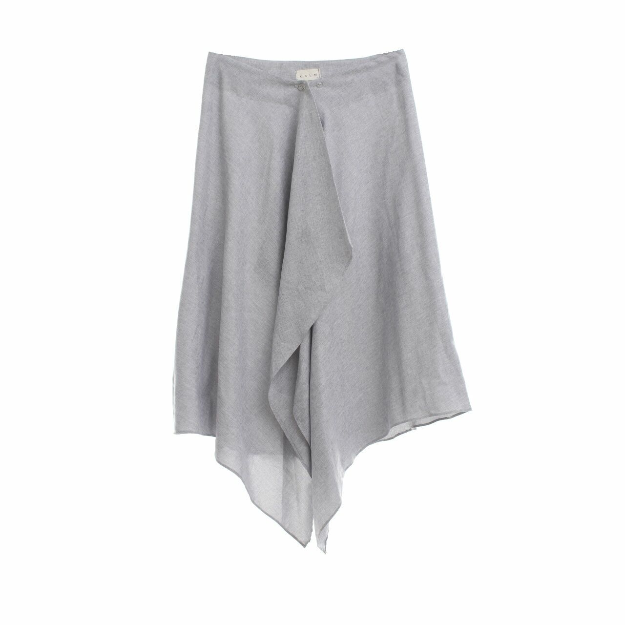 KALM Grey Midi Skirt