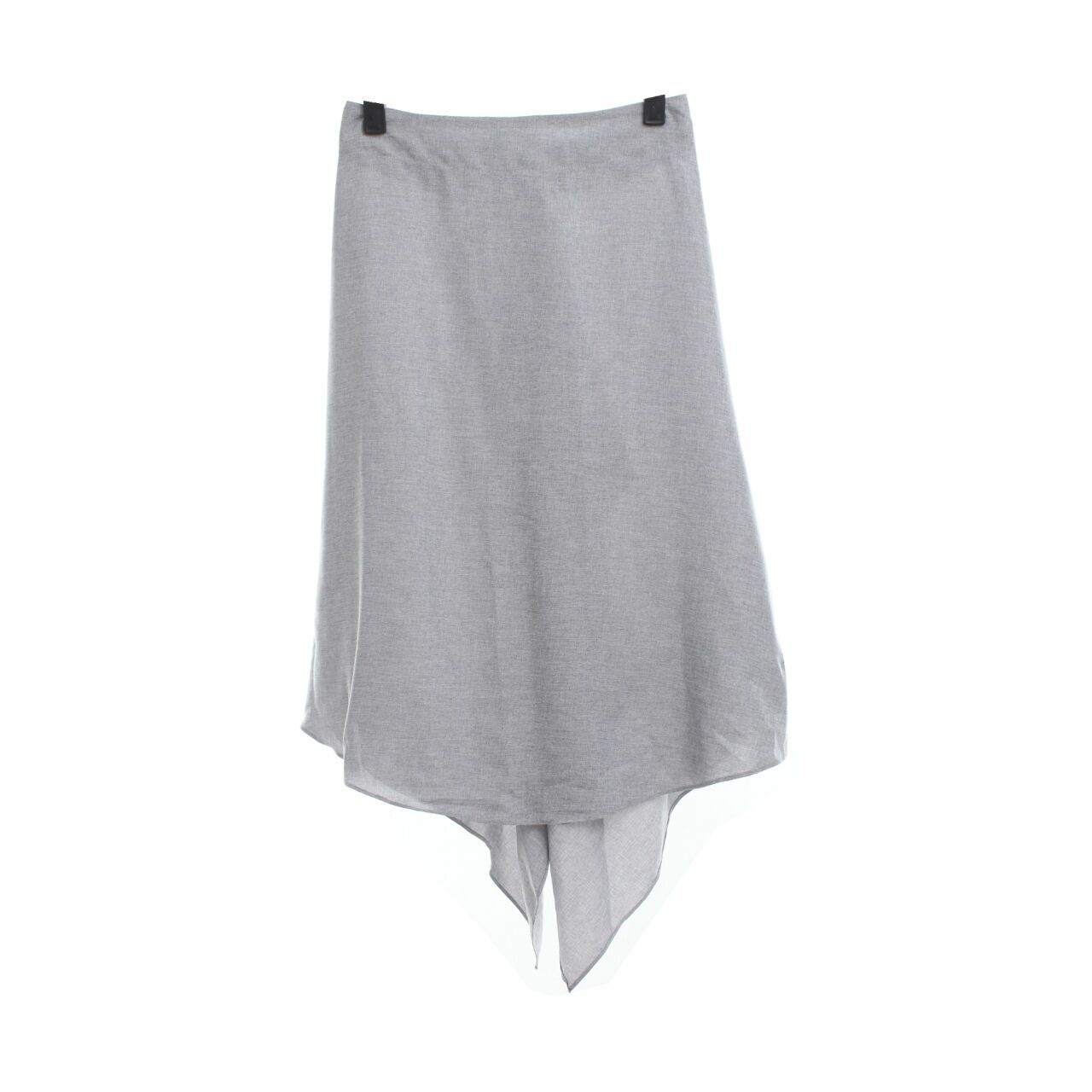 KALM Grey Midi Skirt