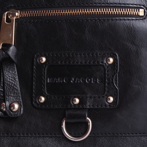 Marc Jacobs Black Leather Hand Bag
