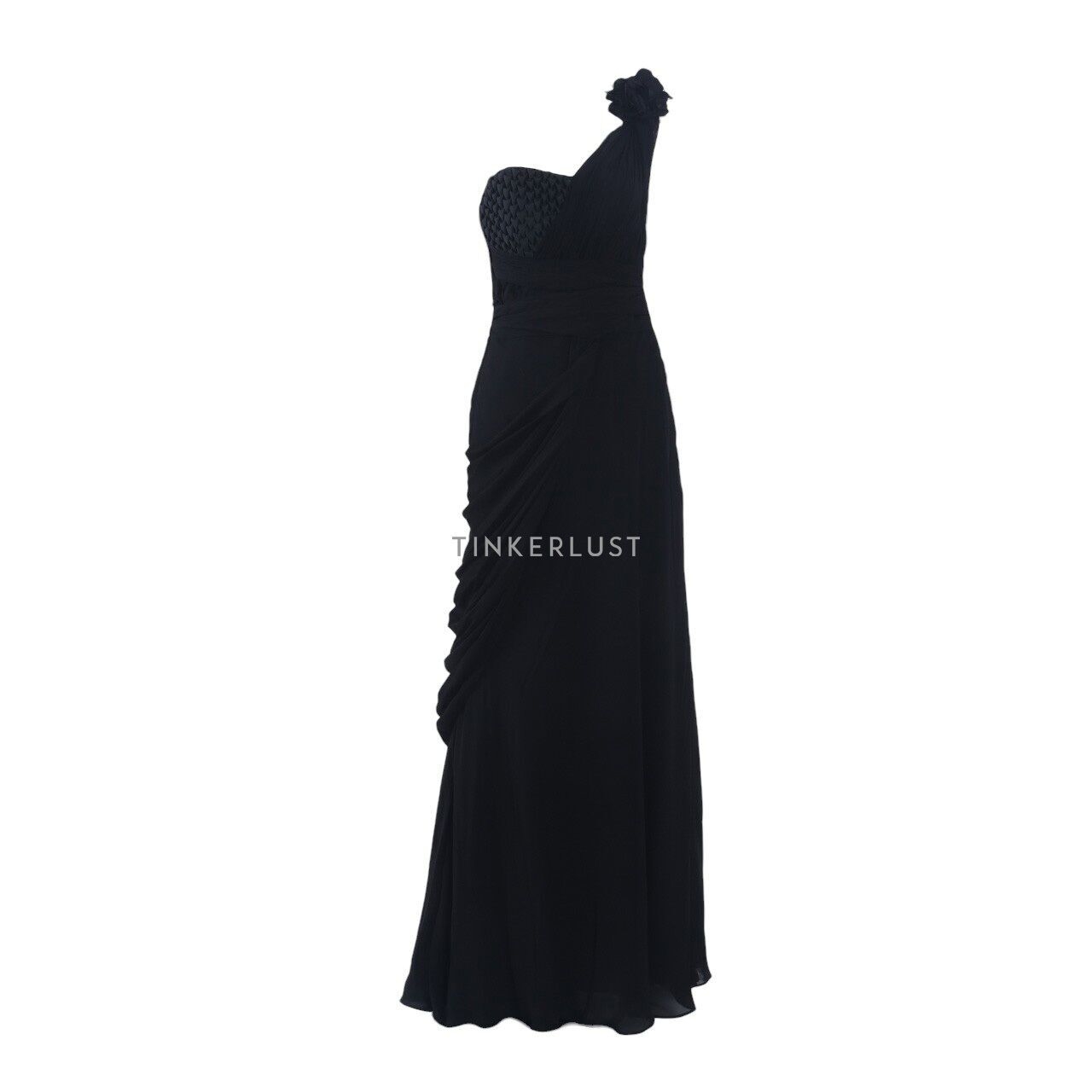 Barli Asmara Lace Black Long Dress