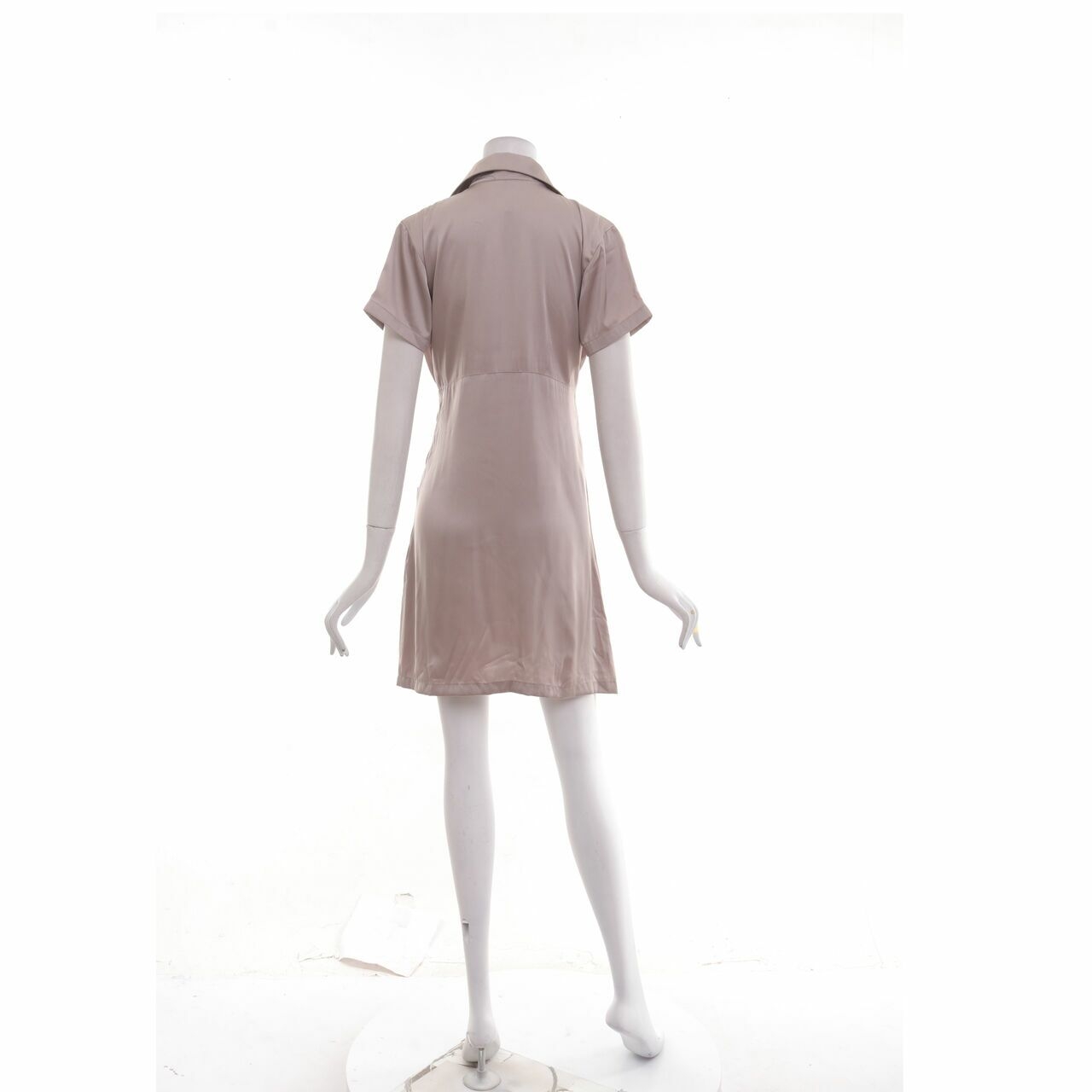 Moorooah Taupe Mini Dress
