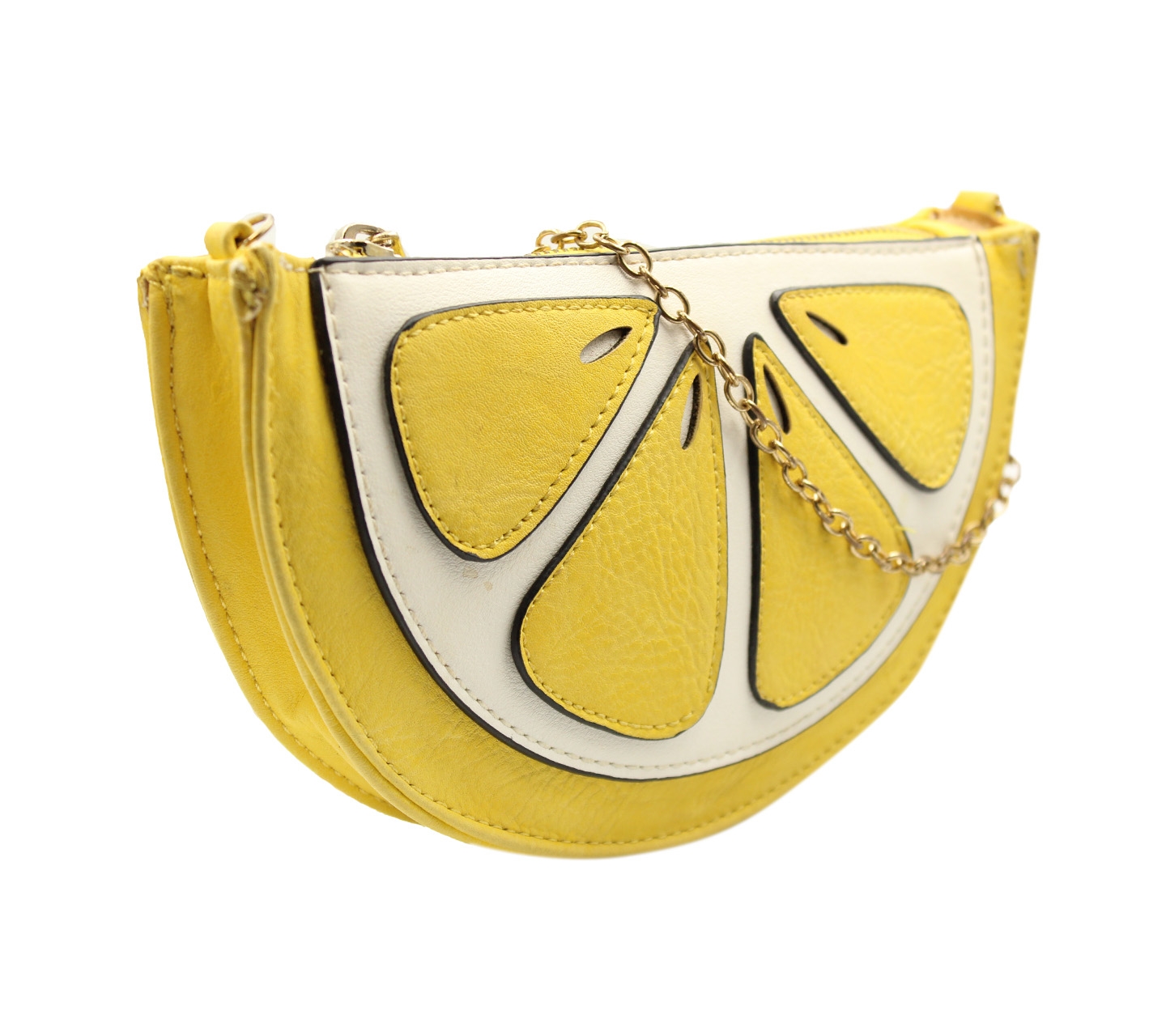 Colette By Colette Hayman Yellow Lemon Shape Sling Bag