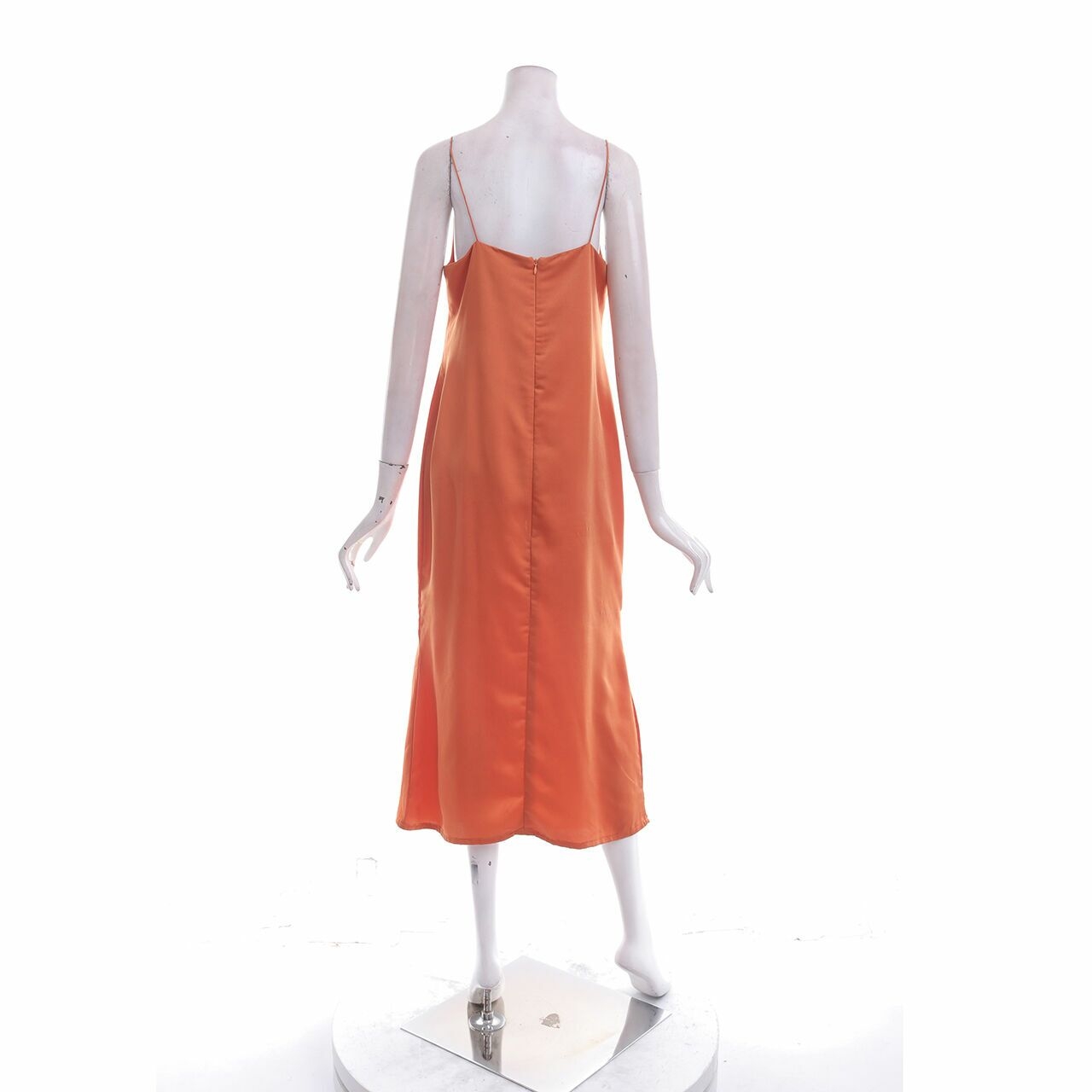 ANG STUDIO Orange Midi Dress