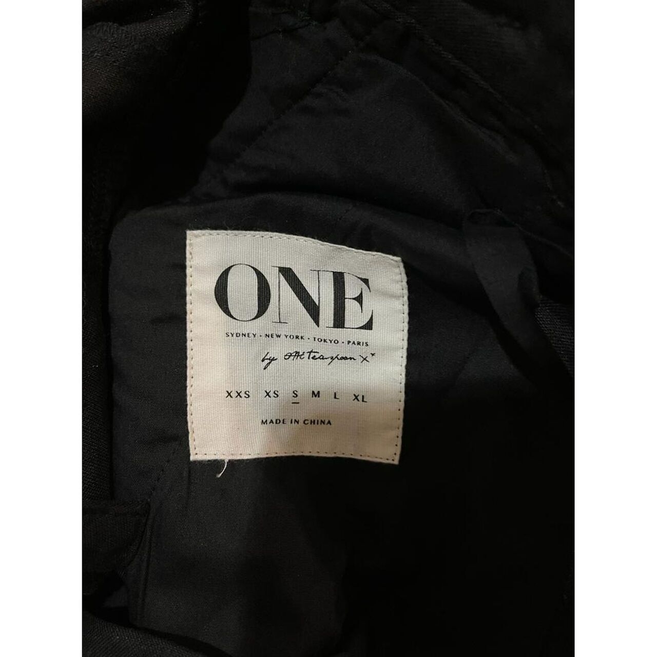 One By Oneteaspoon Black Cropped Pants