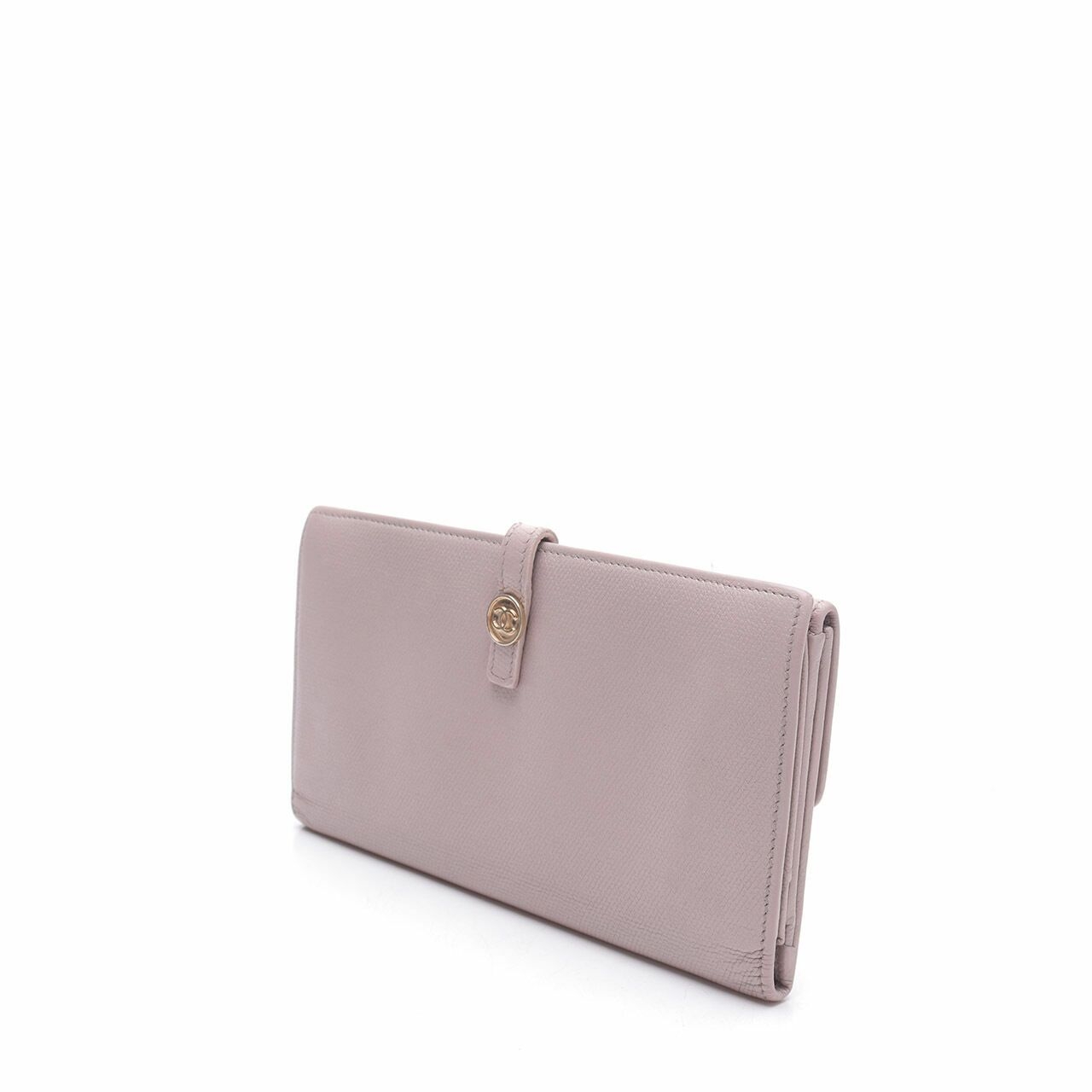 Chanel Lilac Long Flap Wallet