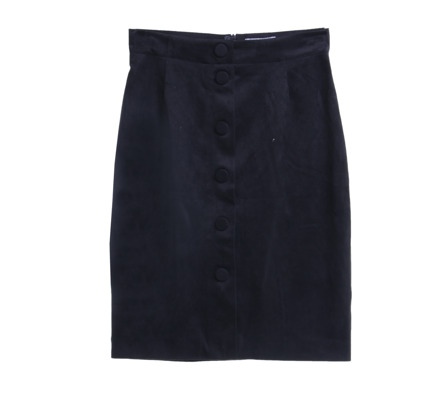 H&M Black Button Through Mini Skirt